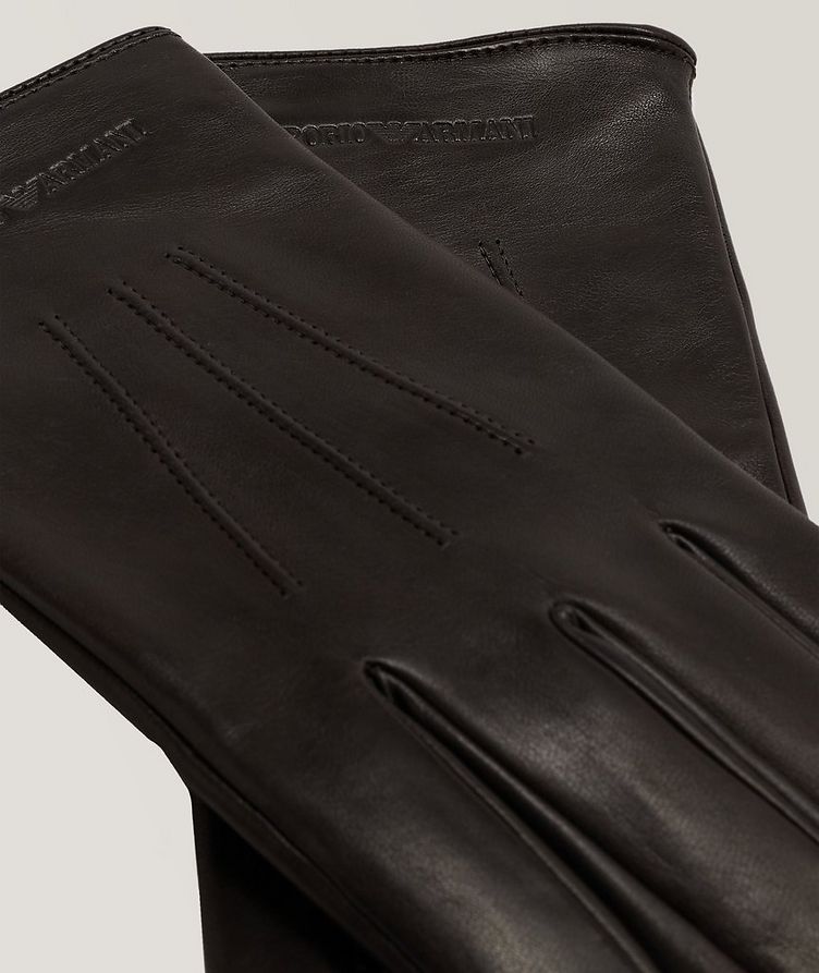 Lambskin Nappa Leather Gloves image 1