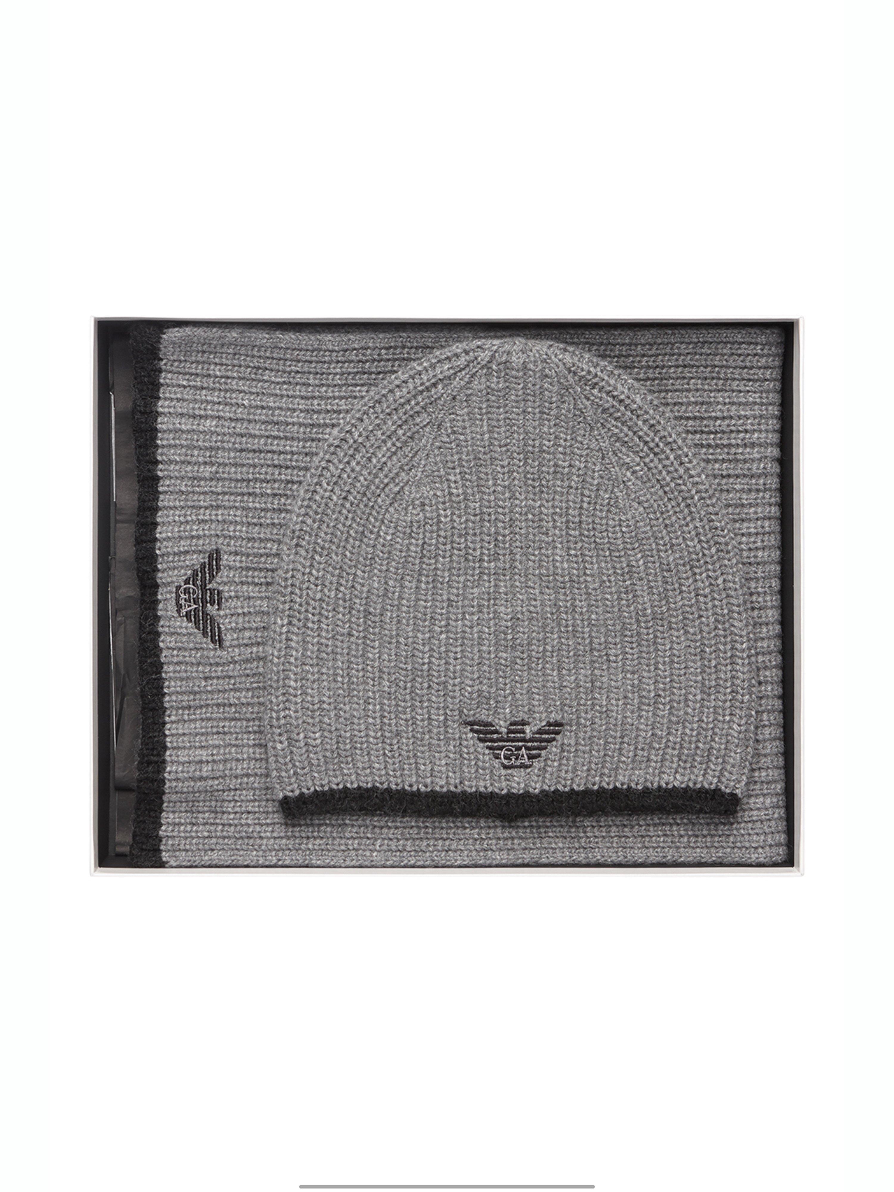 Wool-Cashmere Hat & Scarf Knitwear Set image 0