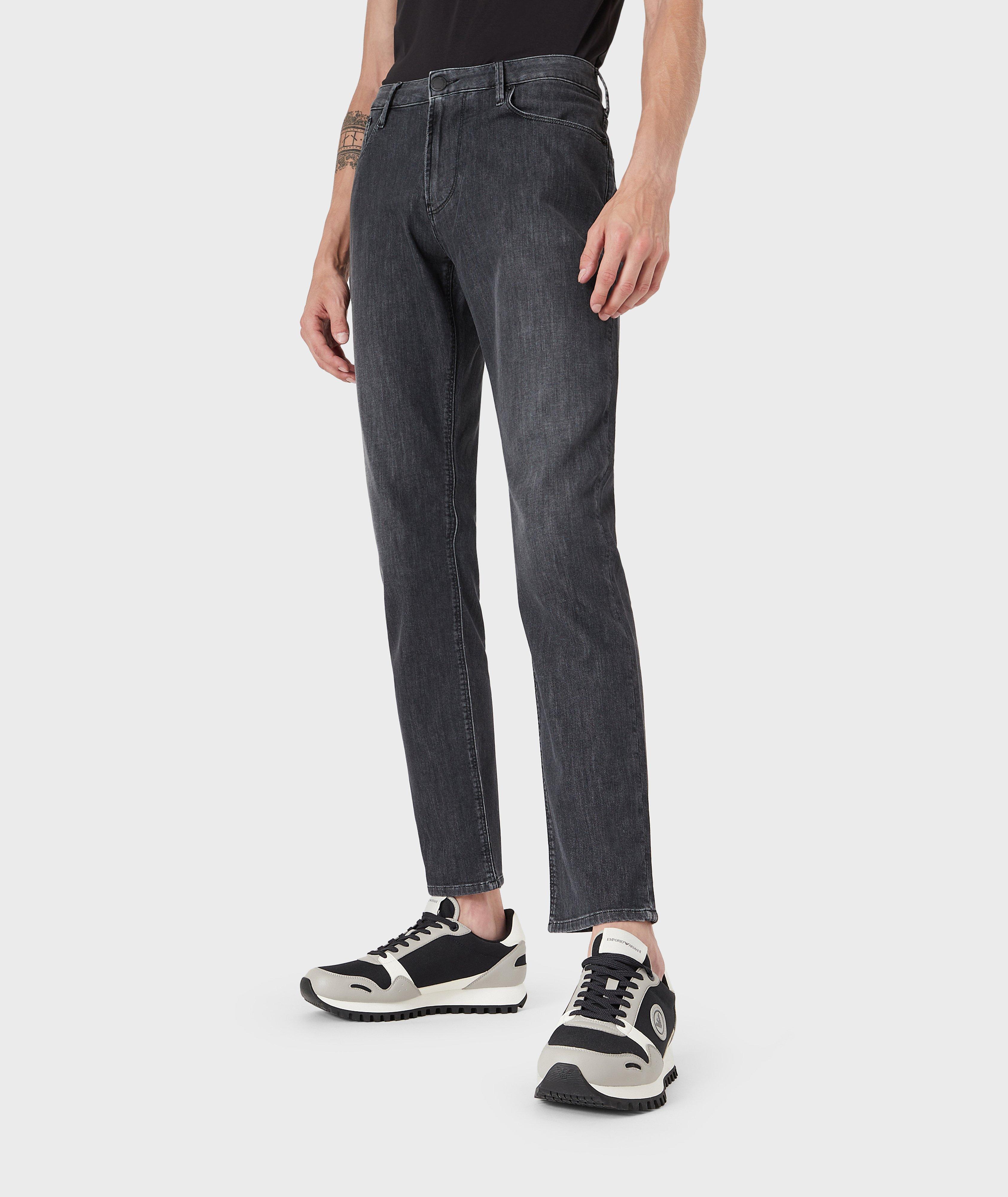 J06 Slim-Fit Cotton-Blend Jeans image 1