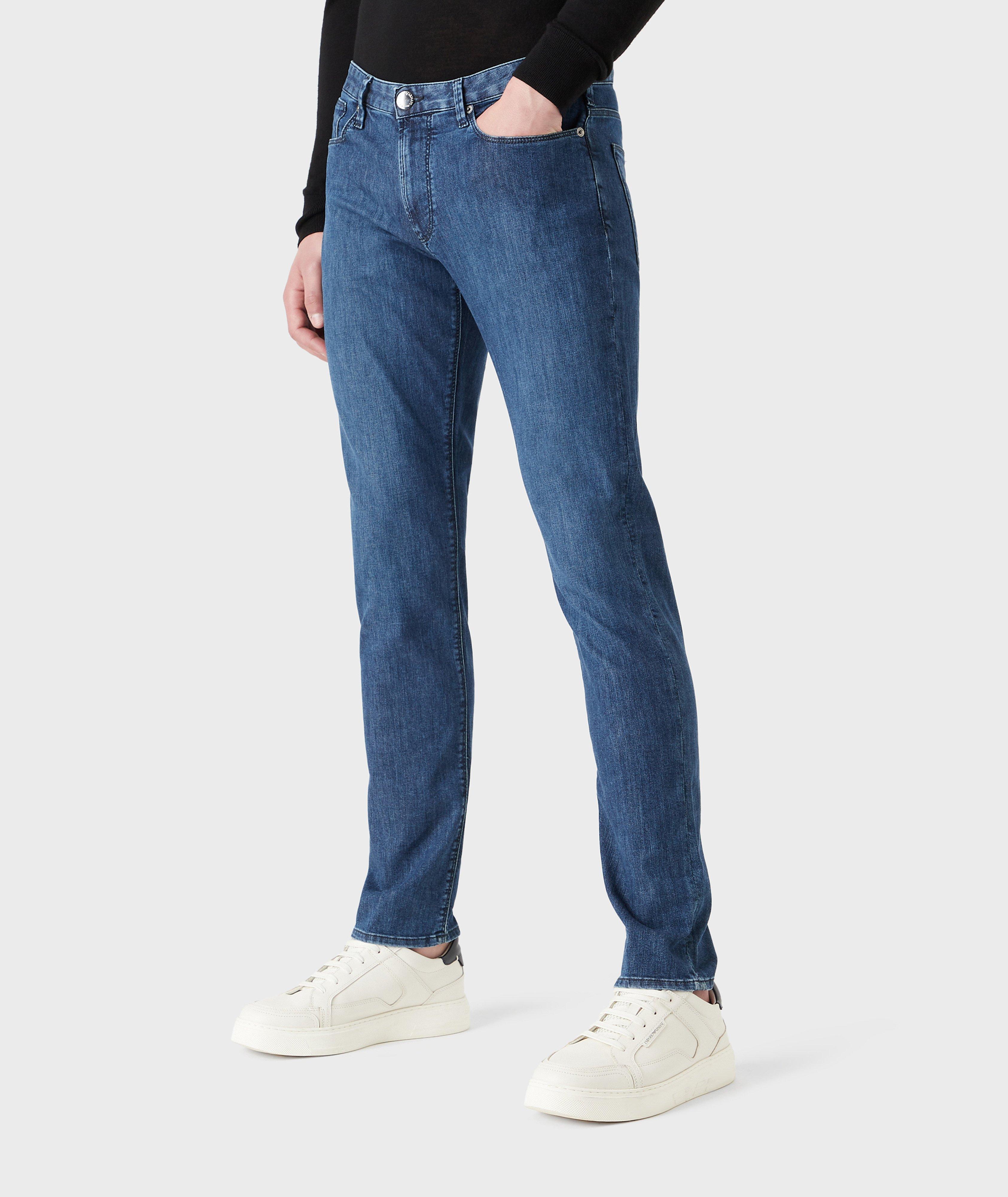 J06 Slim-Fit Cotton-Blend Jeans image 1