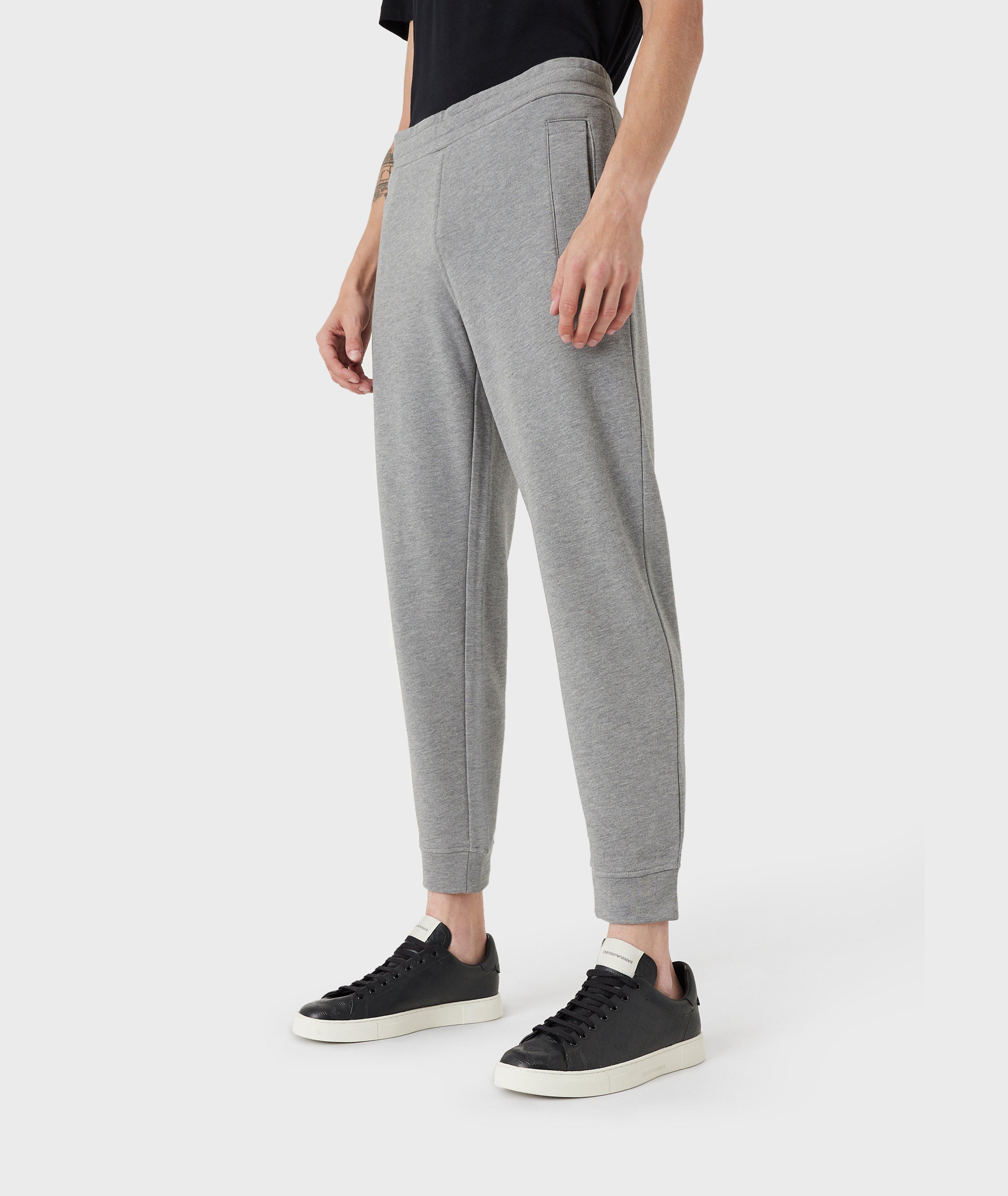 Pantalon sport en jersey de modal et coton image 1