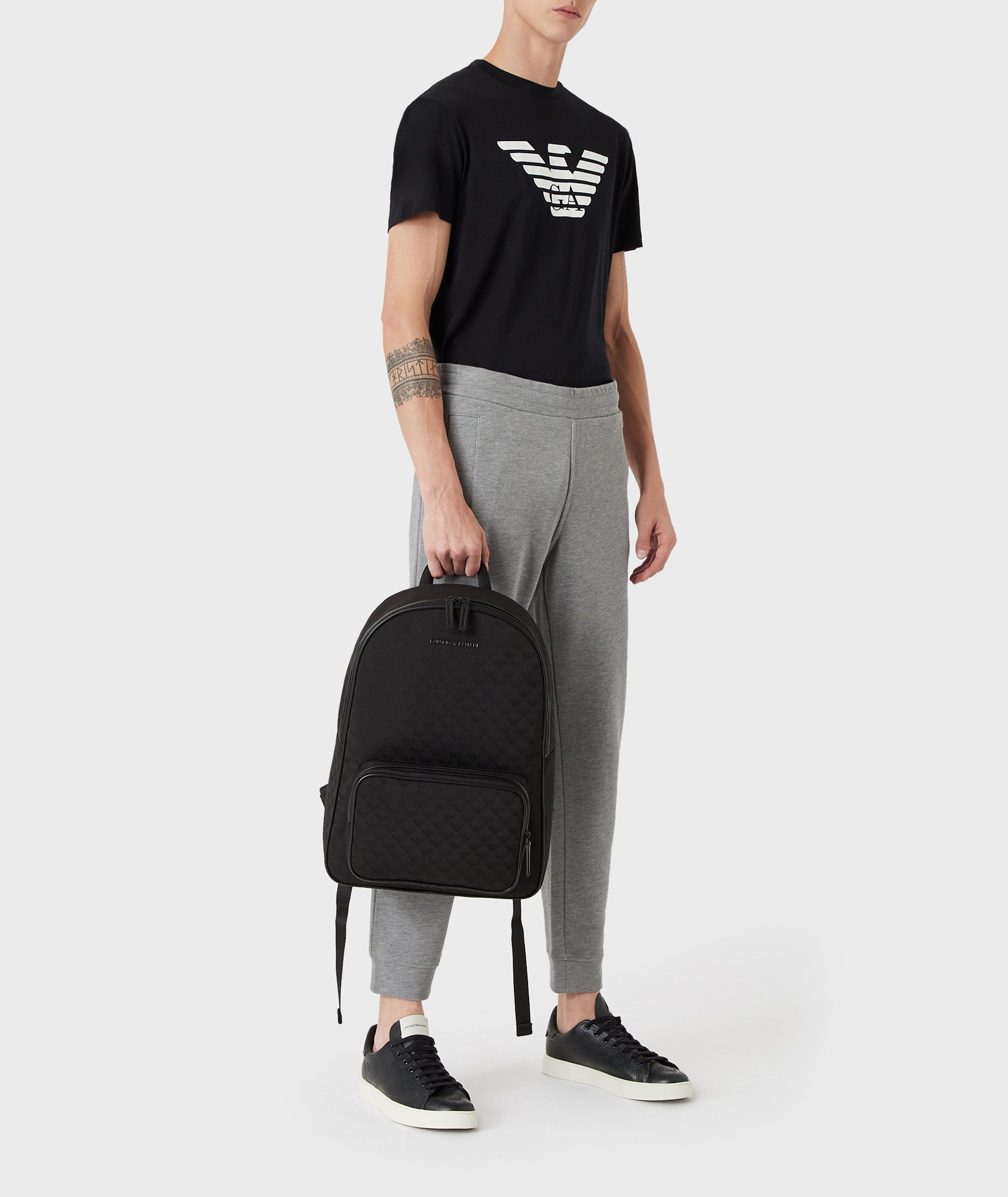 Pantalon sport en jersey de modal et coton image 4