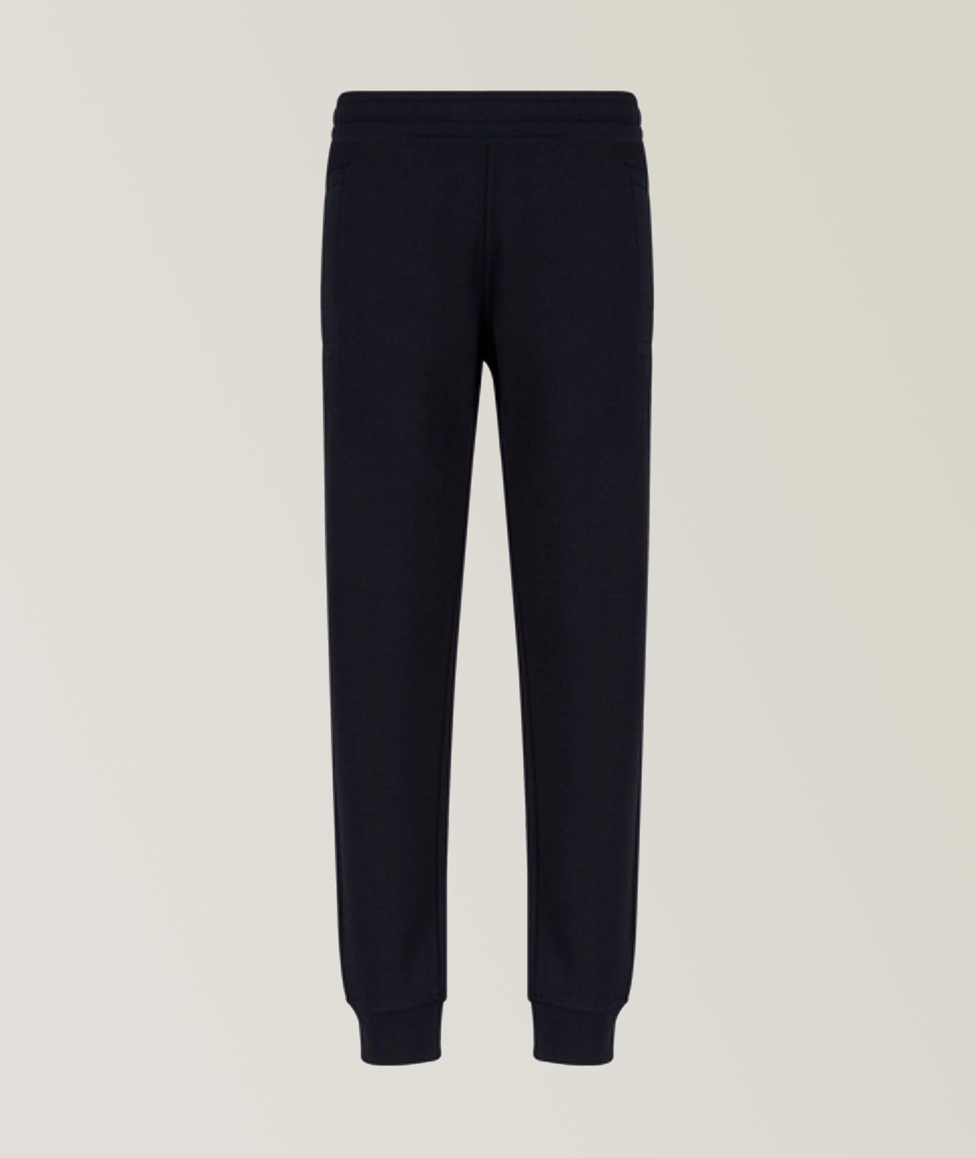 Modal-Cotton Jersey Fleece Joggers image 0