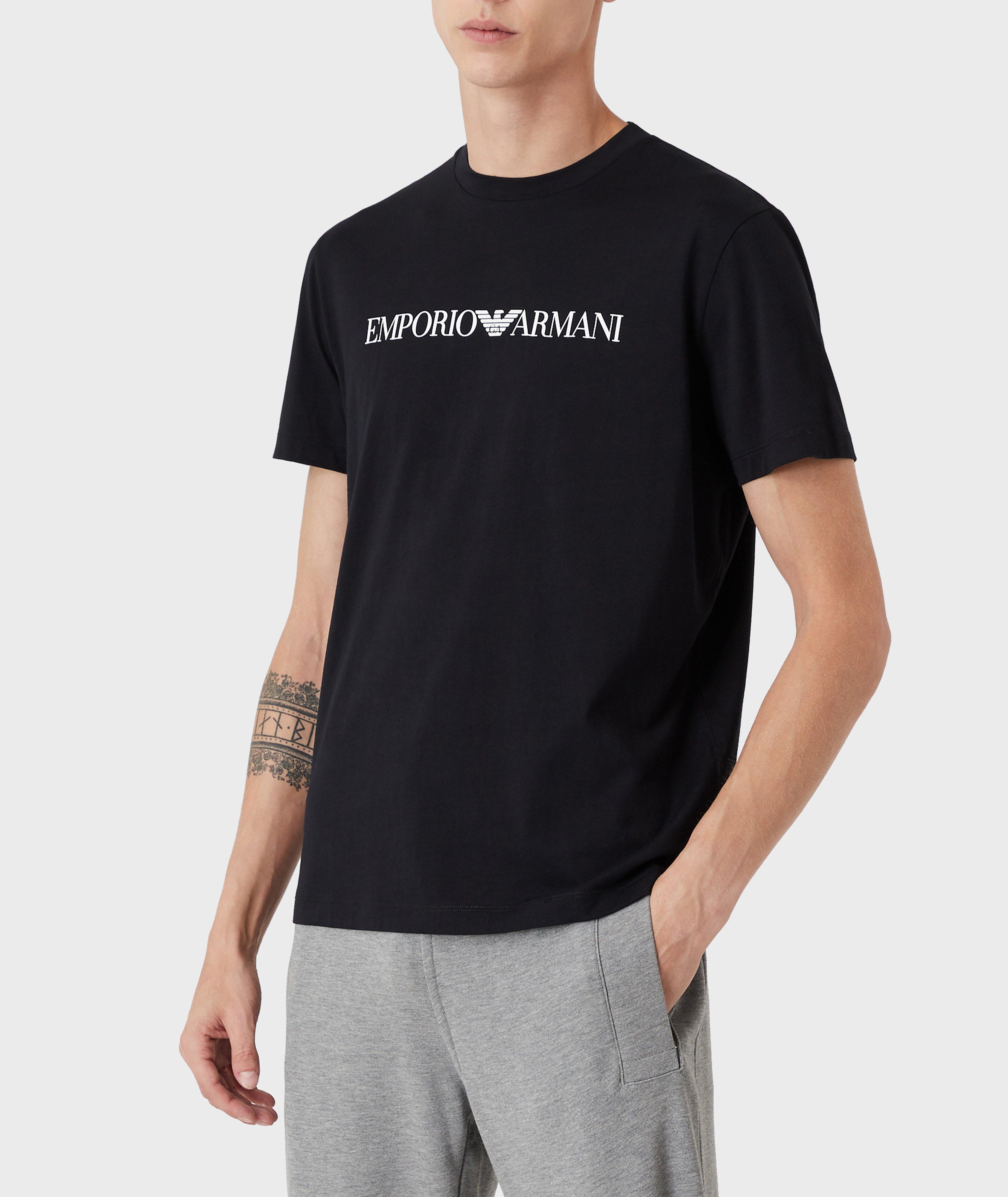 Logo Pima Jersey Cotton T-Shirt image 1