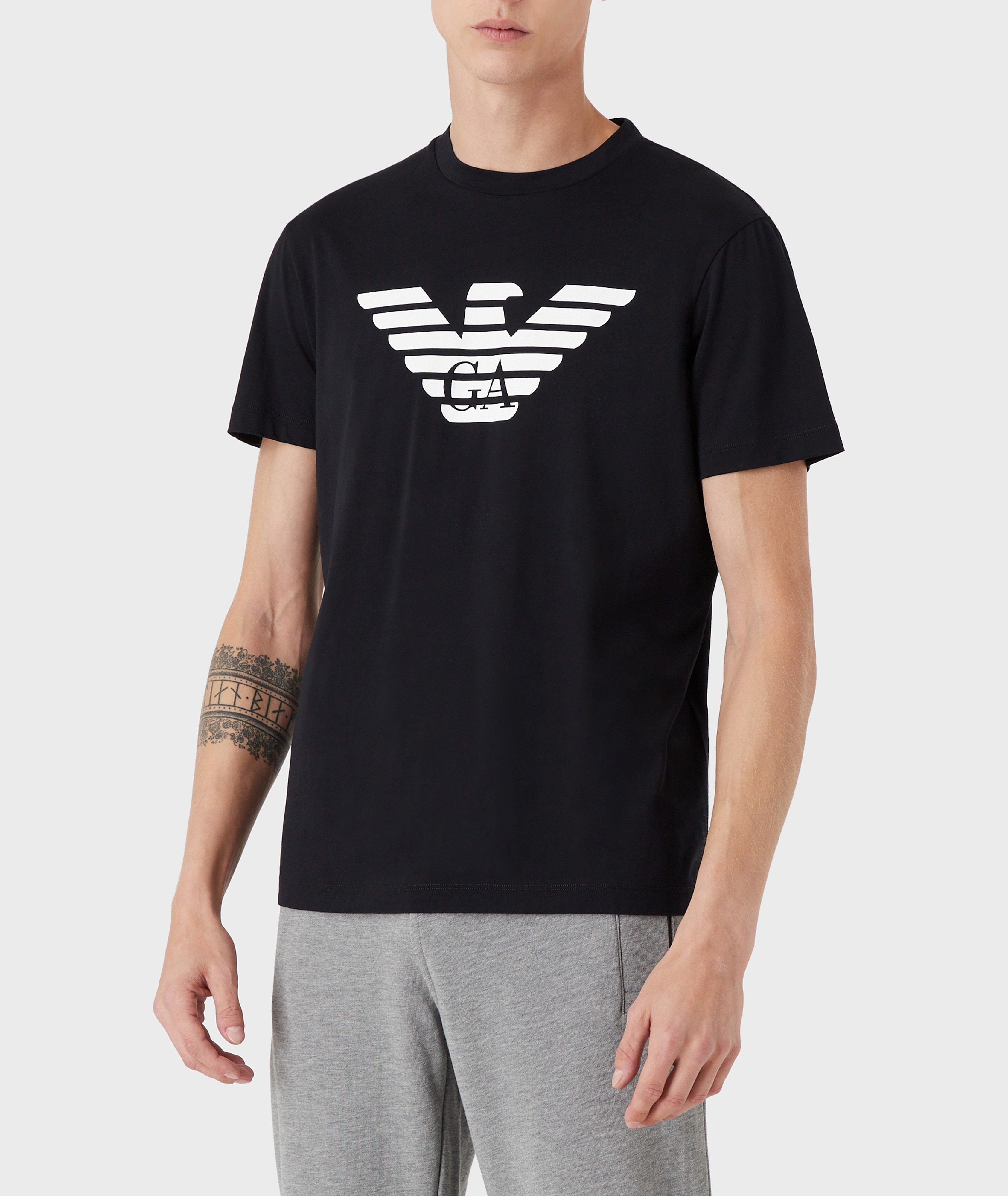 Logo Pima Jersey Cotton T-Shirt image 1