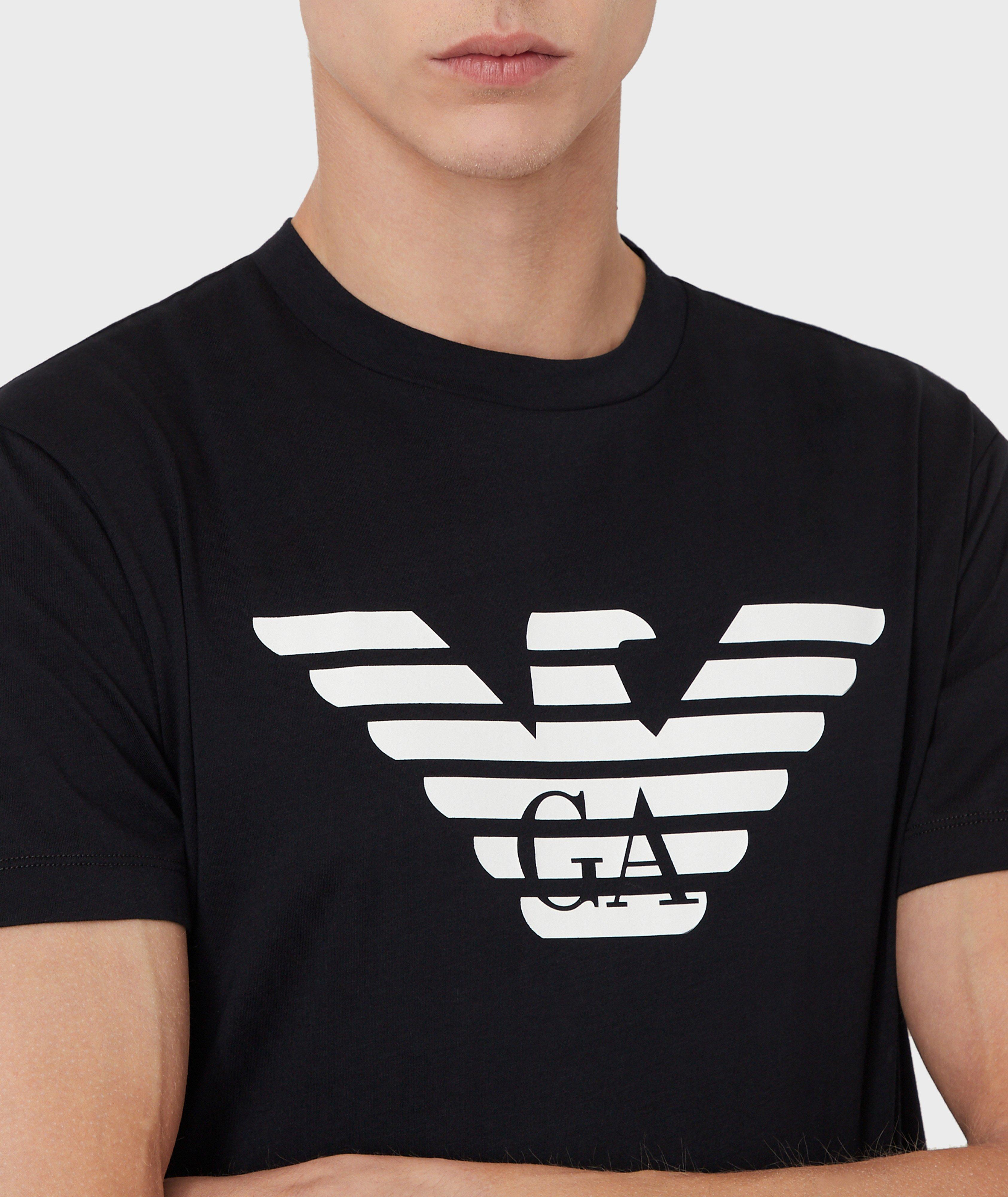 Logo Pima Jersey Cotton T-Shirt image 3