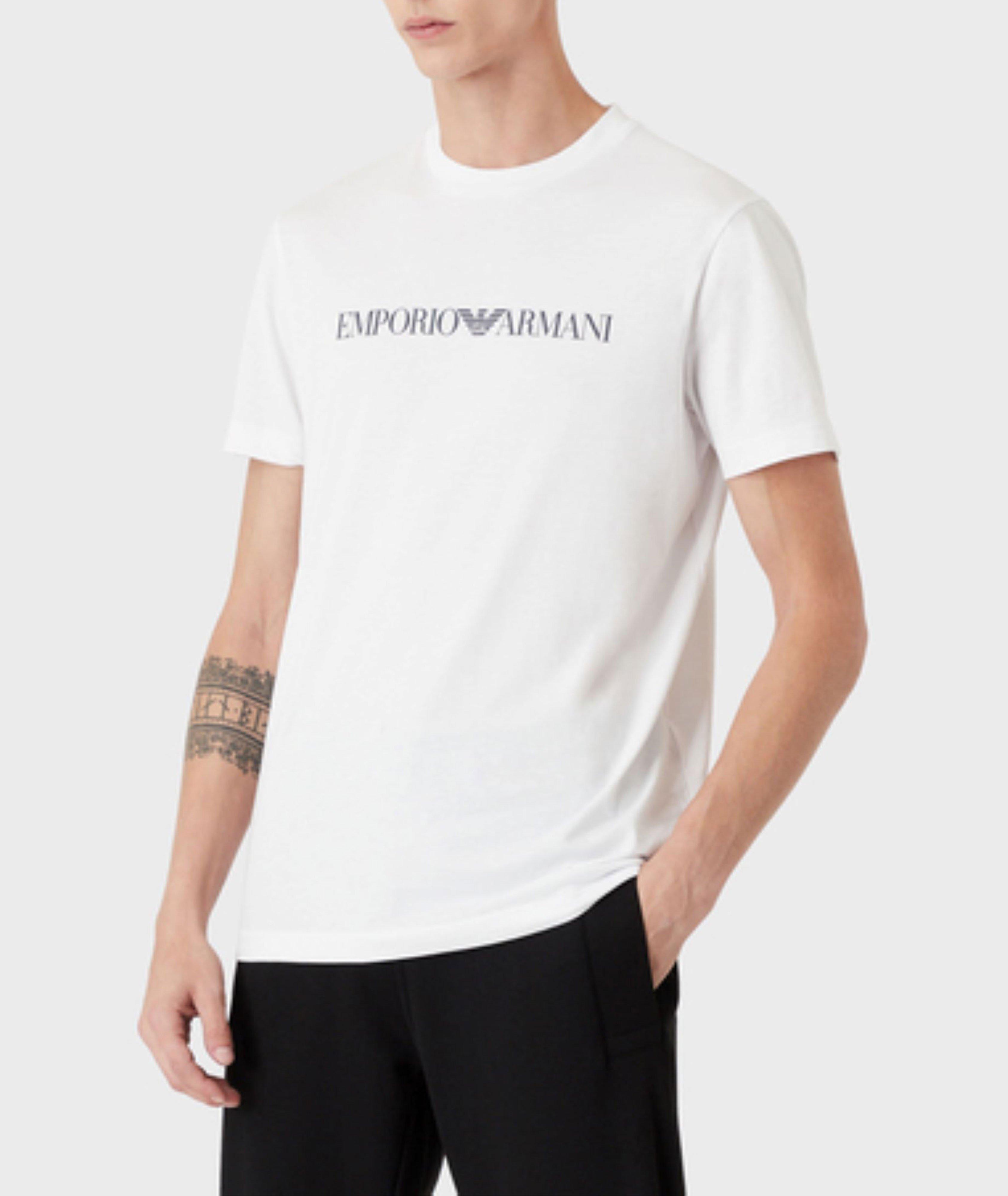 Logo Pima Jersey Cotton T-Shirt image 1