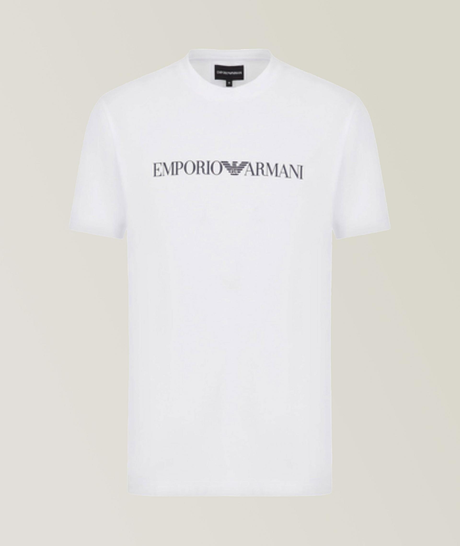 Logo Pima Jersey Cotton T-Shirt image 0