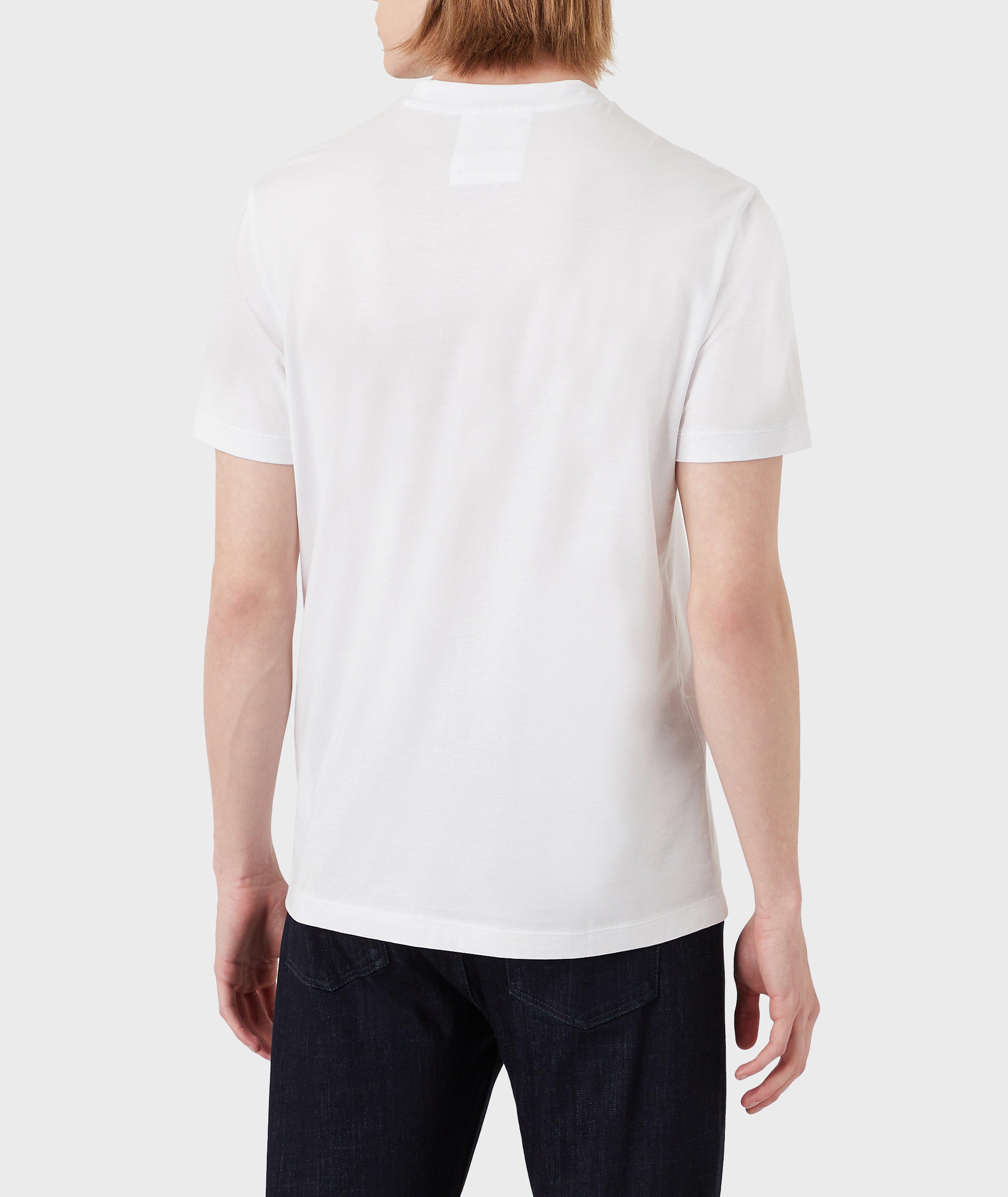 T-shirt en jersey de coton pima avec logo image 2