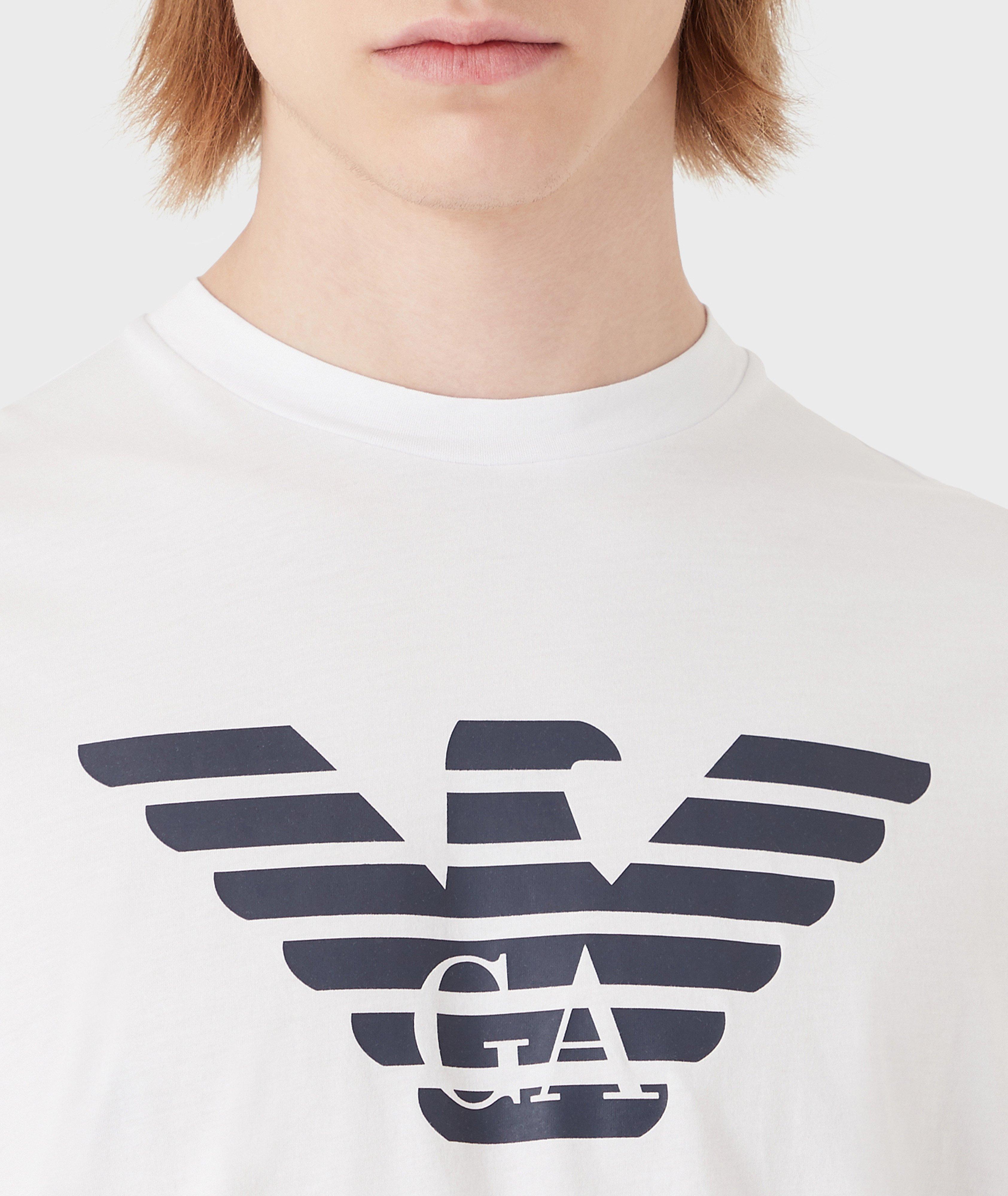 T-shirt en jersey de coton pima avec logo image 3