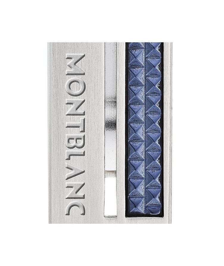 Stainless Steel Money Clip with Patterned Inlay image 2