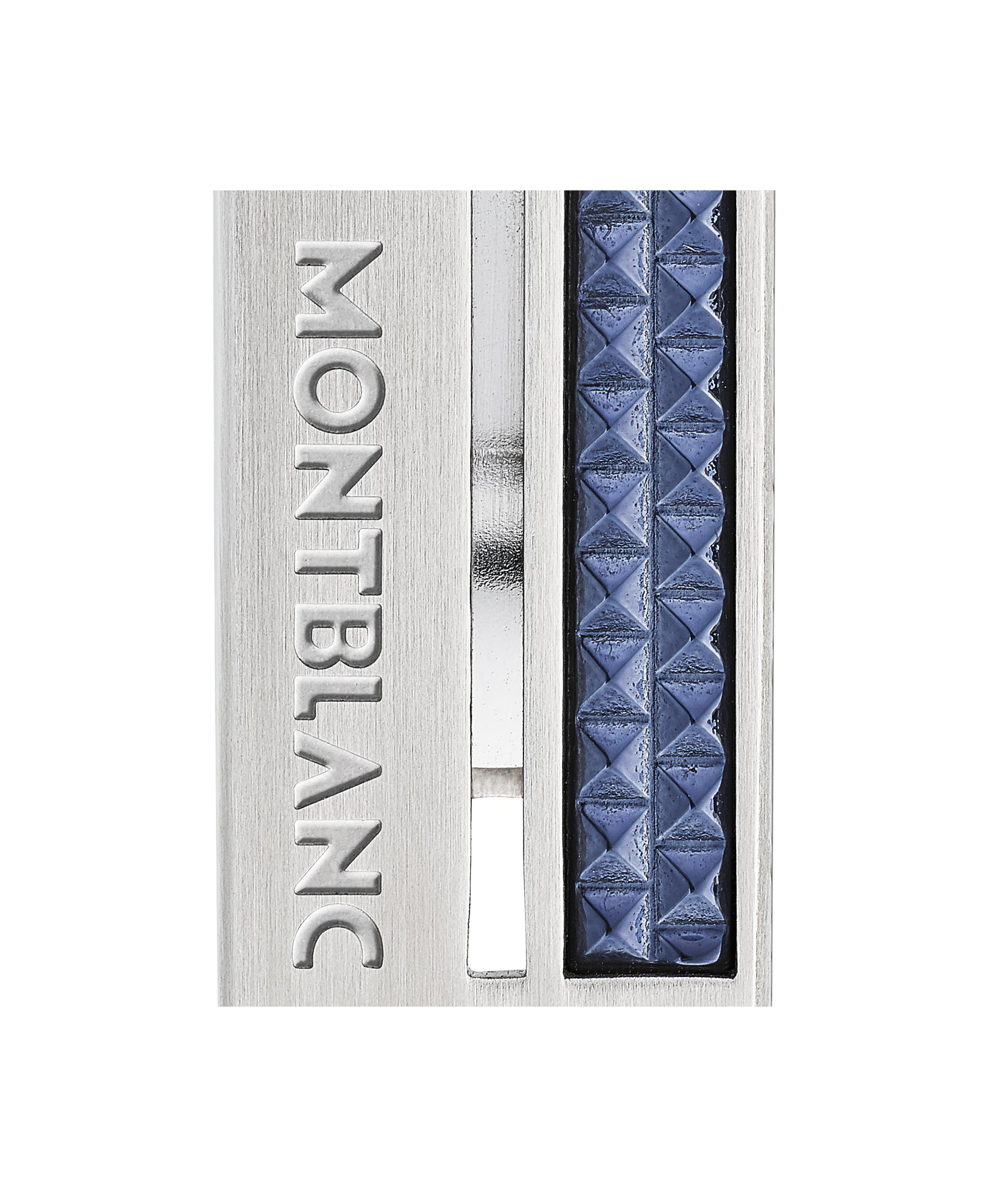 Stainless Steel Money Clip with Patterned Inlay image 2