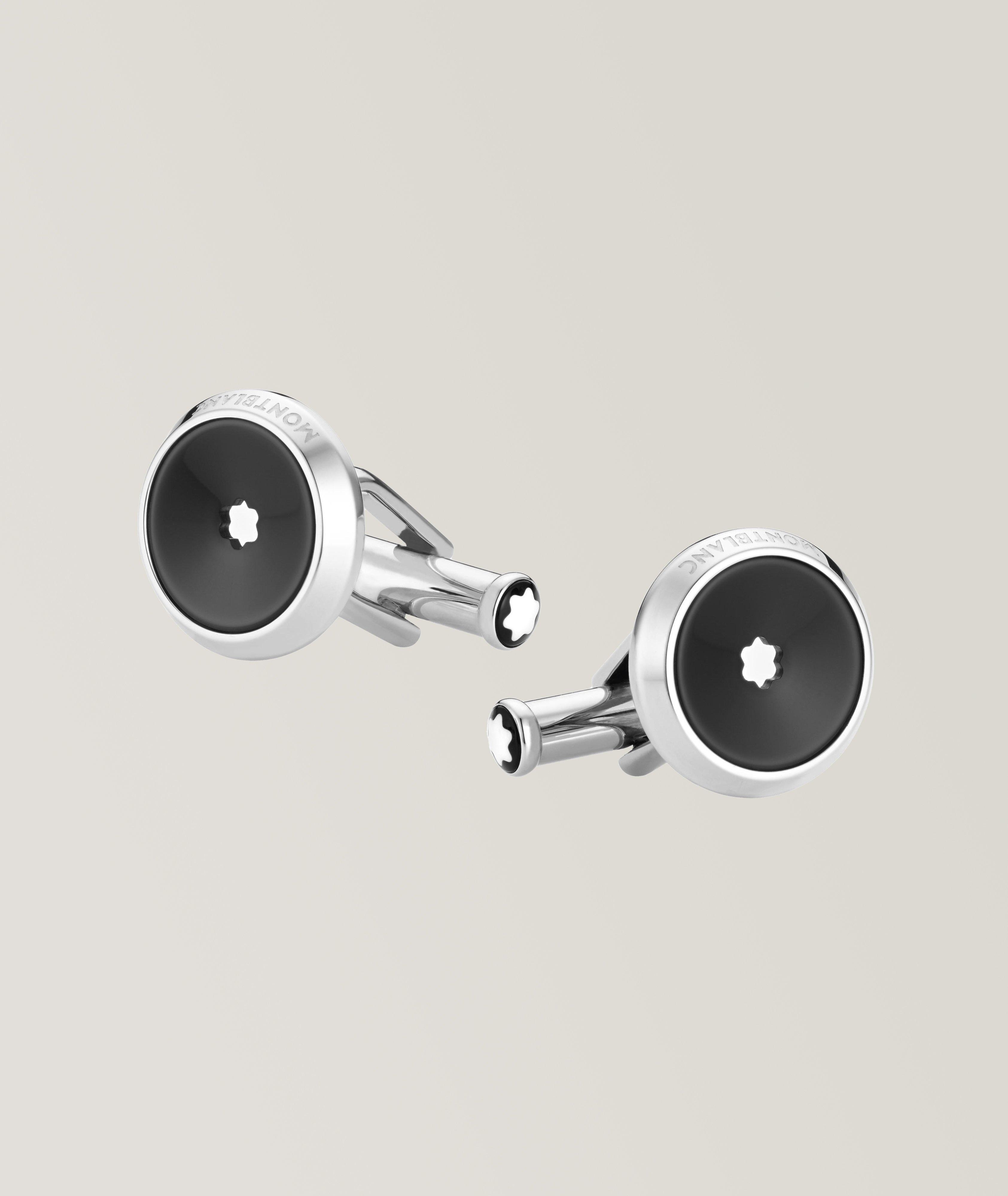 Snowcap Logo Round Cufflinks image 0