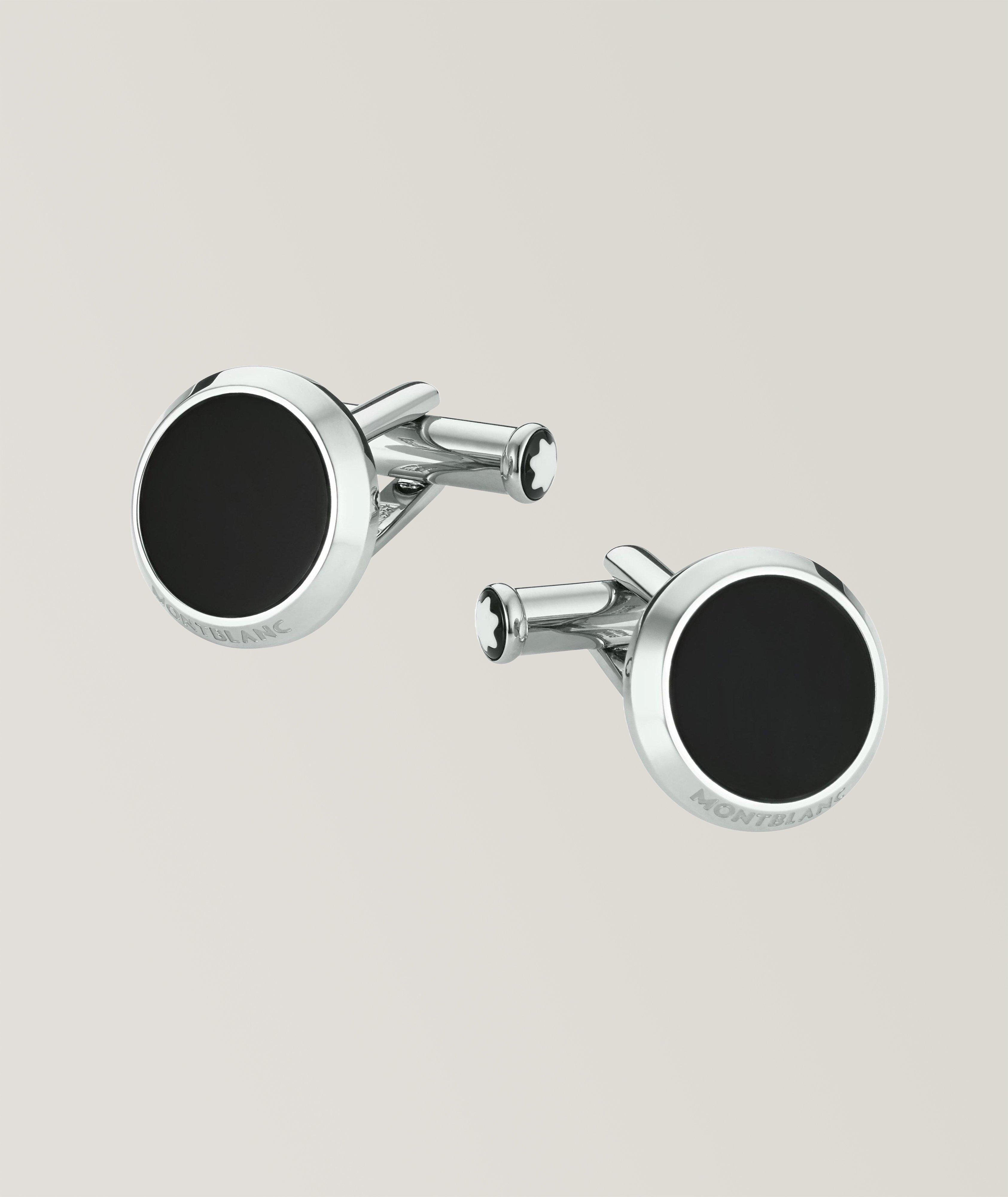 Montblanc Meisterstück Onyx Round Cufflinks