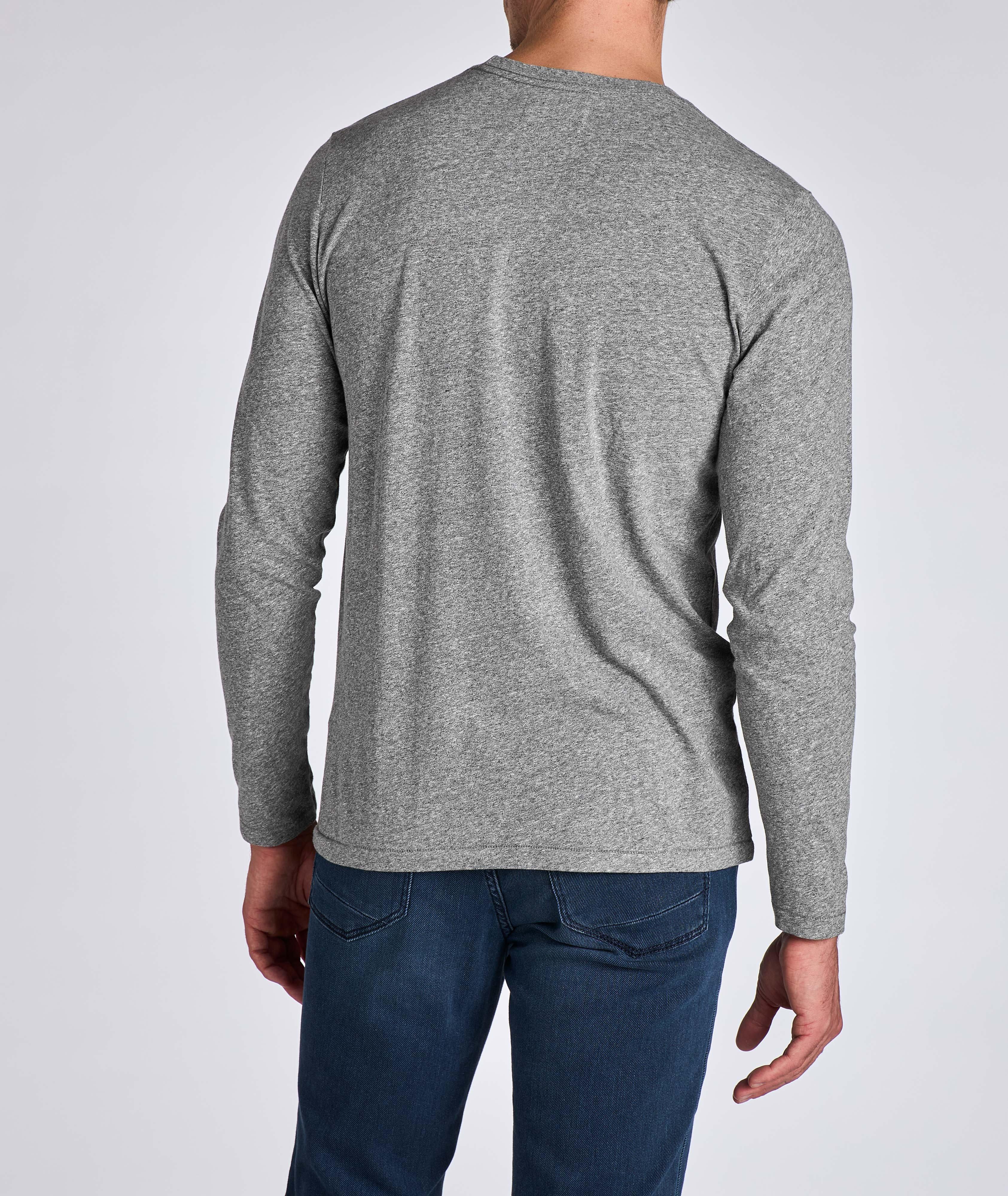 Evergreen Long-Sleeve Cotton-Blend T-Shirt image 2