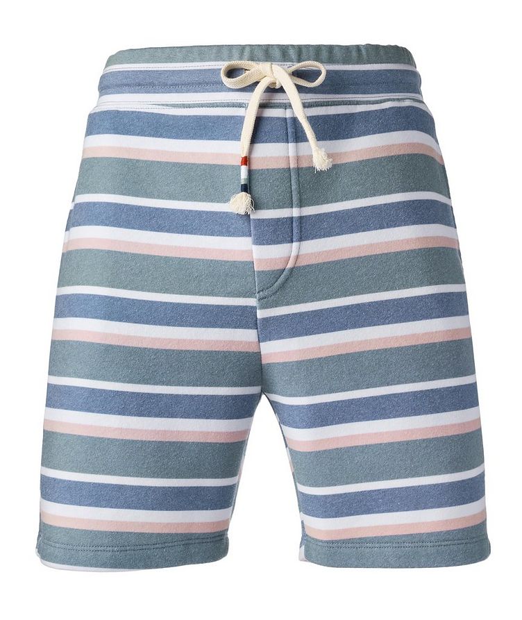 Cottage Stripe Cotton-Blend Shorts image 0