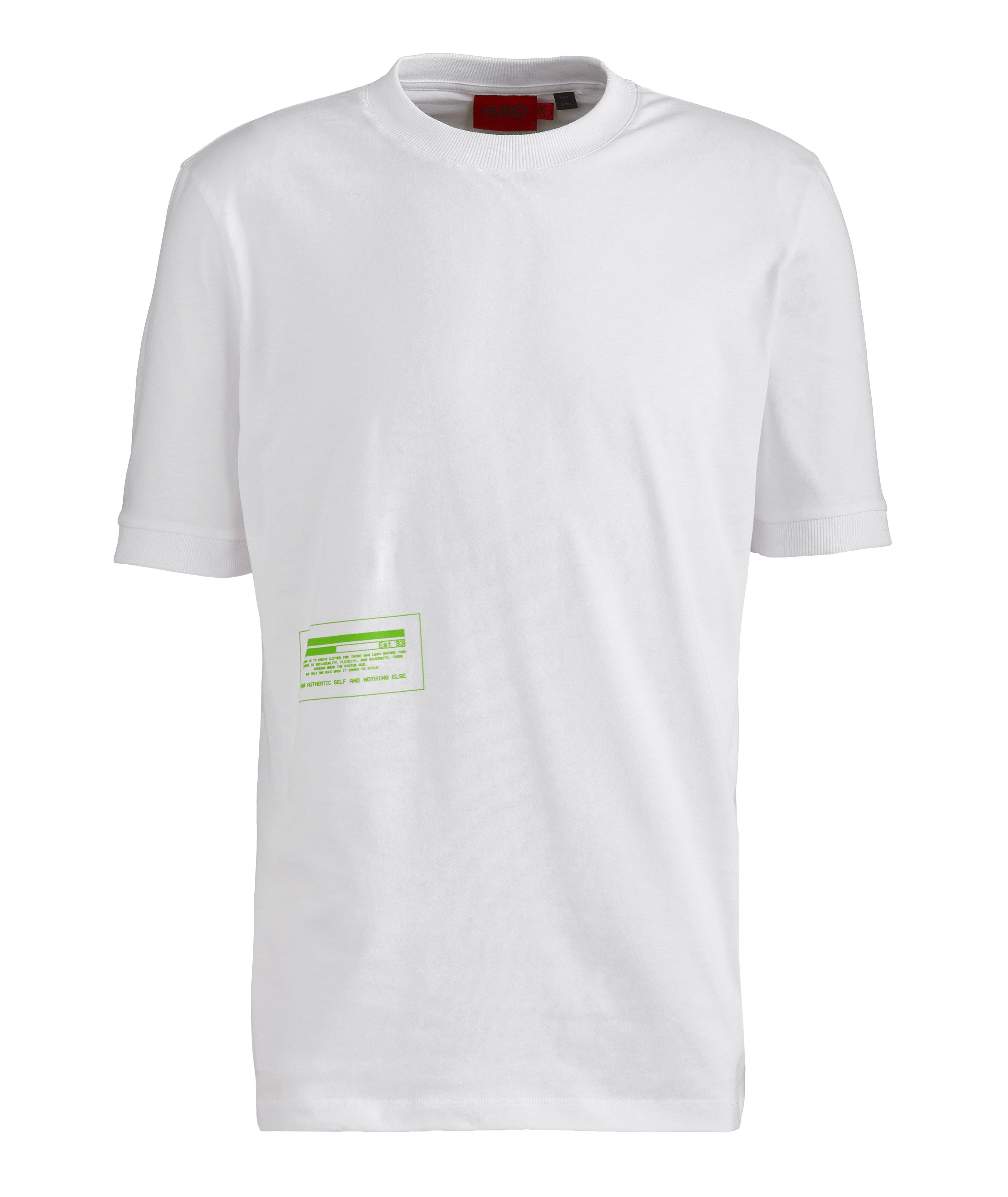Cyber Manifesto Logo Cotton T-Shirt image 0