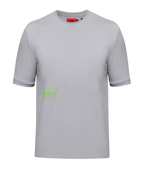HUGO Cyber Manifesto Logo Cotton T-Shirt