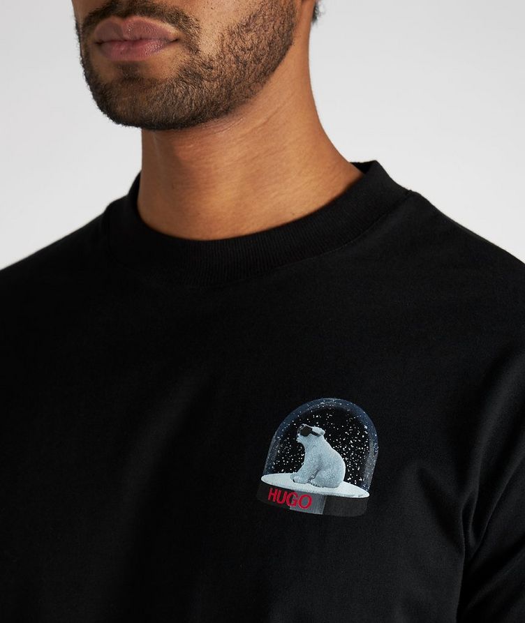 T-shirt à encolure ronde avec ours polaire image 3