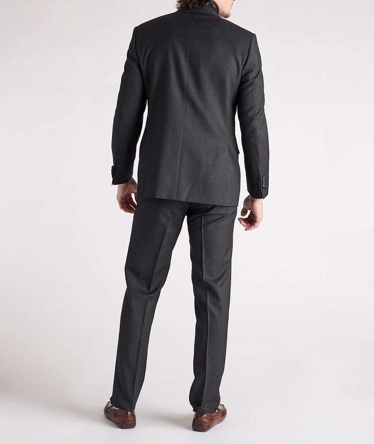 Contemporary Fit Neat Pattern Wool Suit image 3