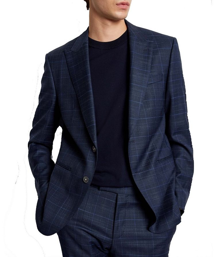 H-Huge Wool Checked Suit image 6