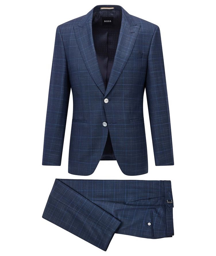 H-Huge Wool Checked Suit image 0