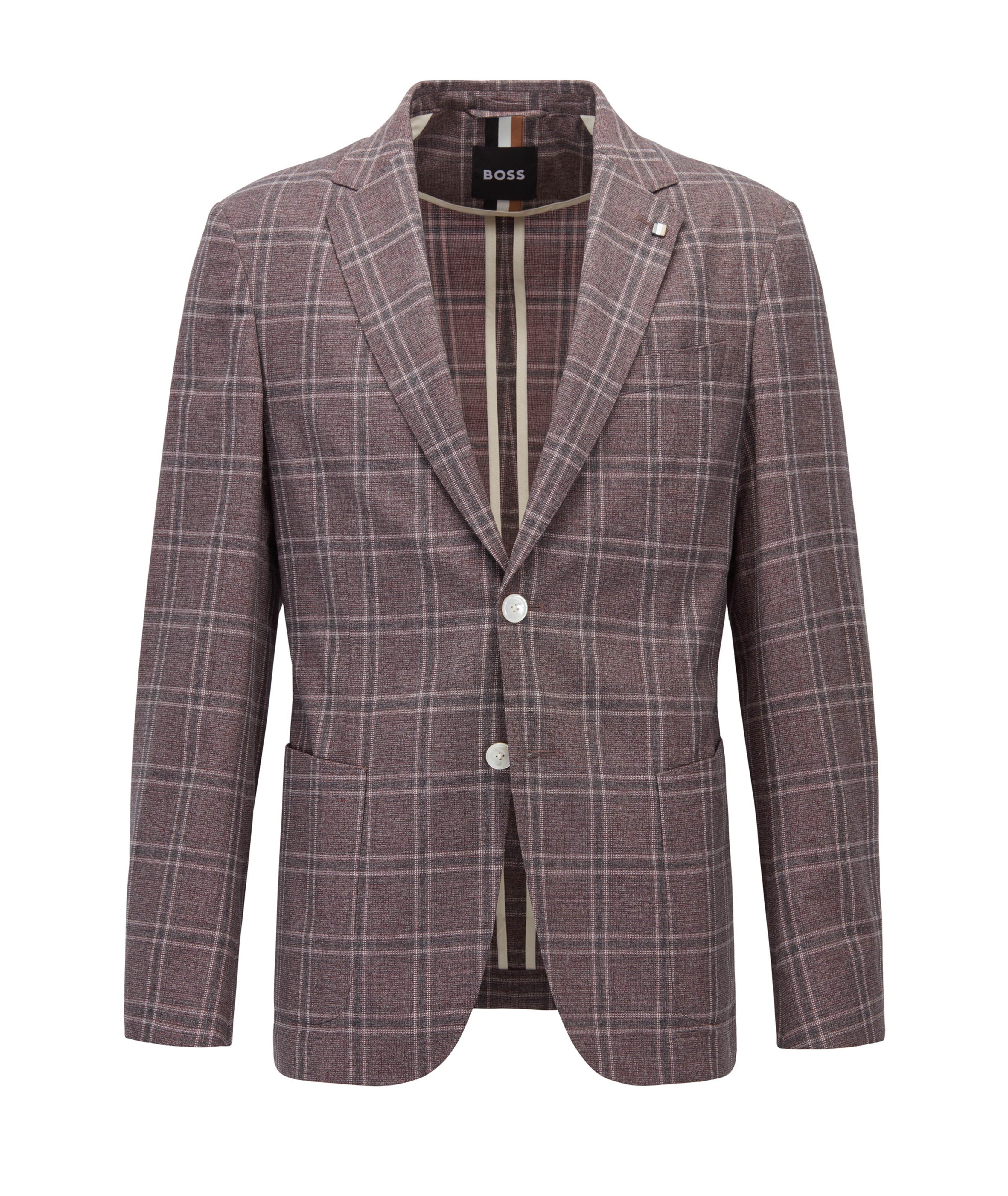 Windowpane Check Sports Jacket image 0