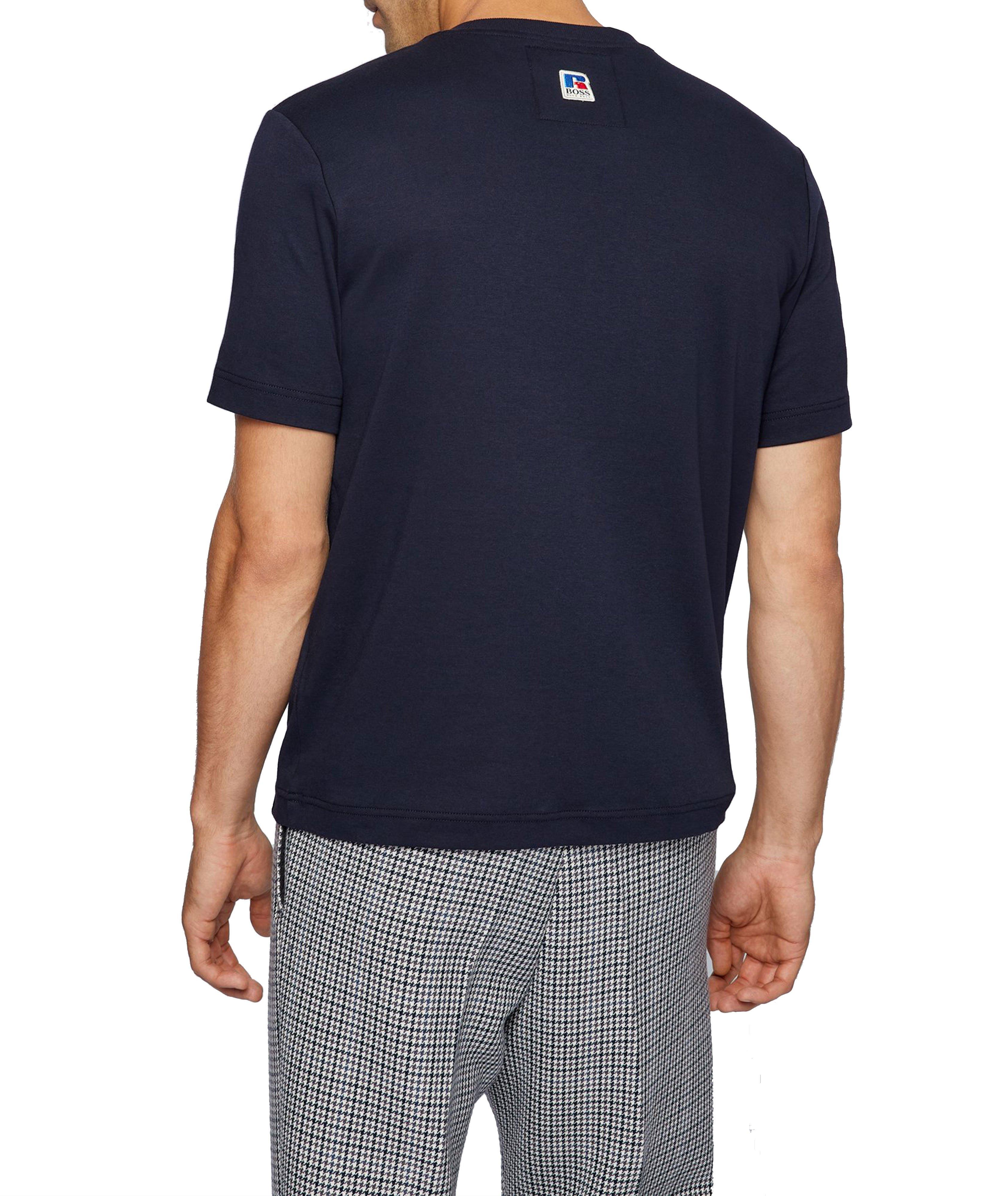 BOSS x Russell Athletic Logo Cotton T-Shirt image 2