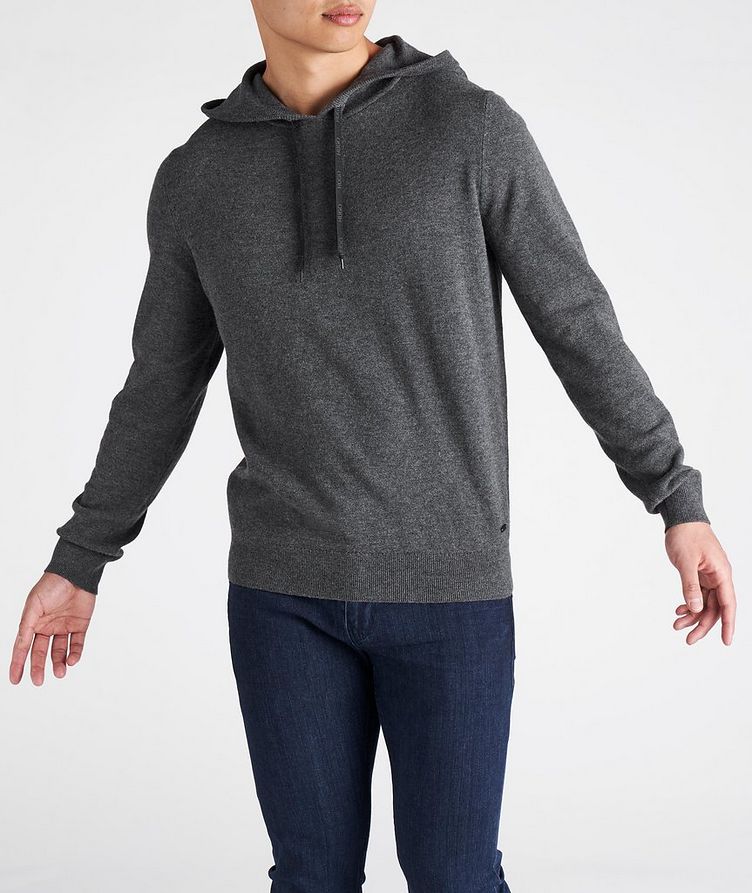 Wool-Cashmere Hooded Sweater image 1