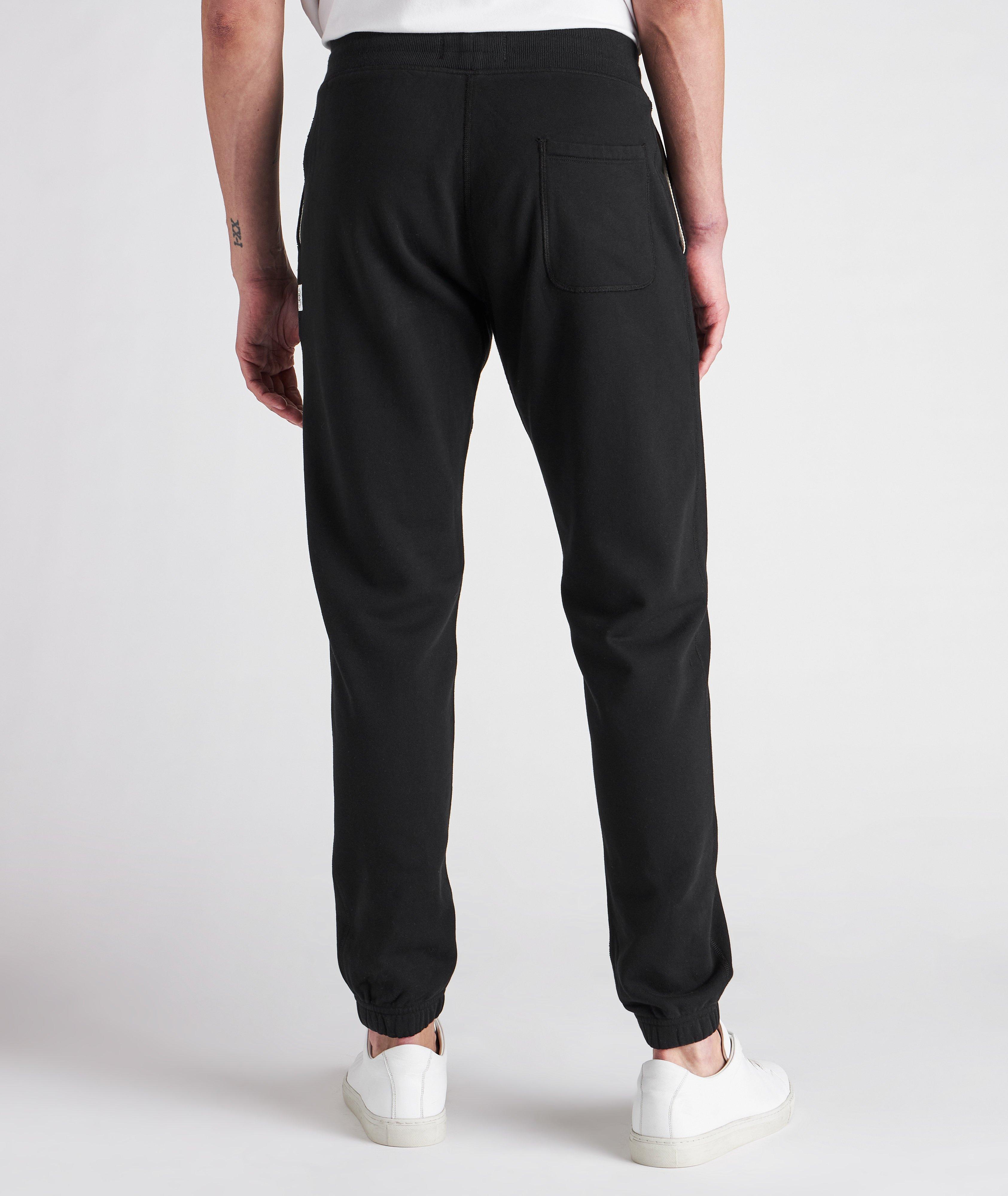 Pantalon sport en coton à cordon image 3