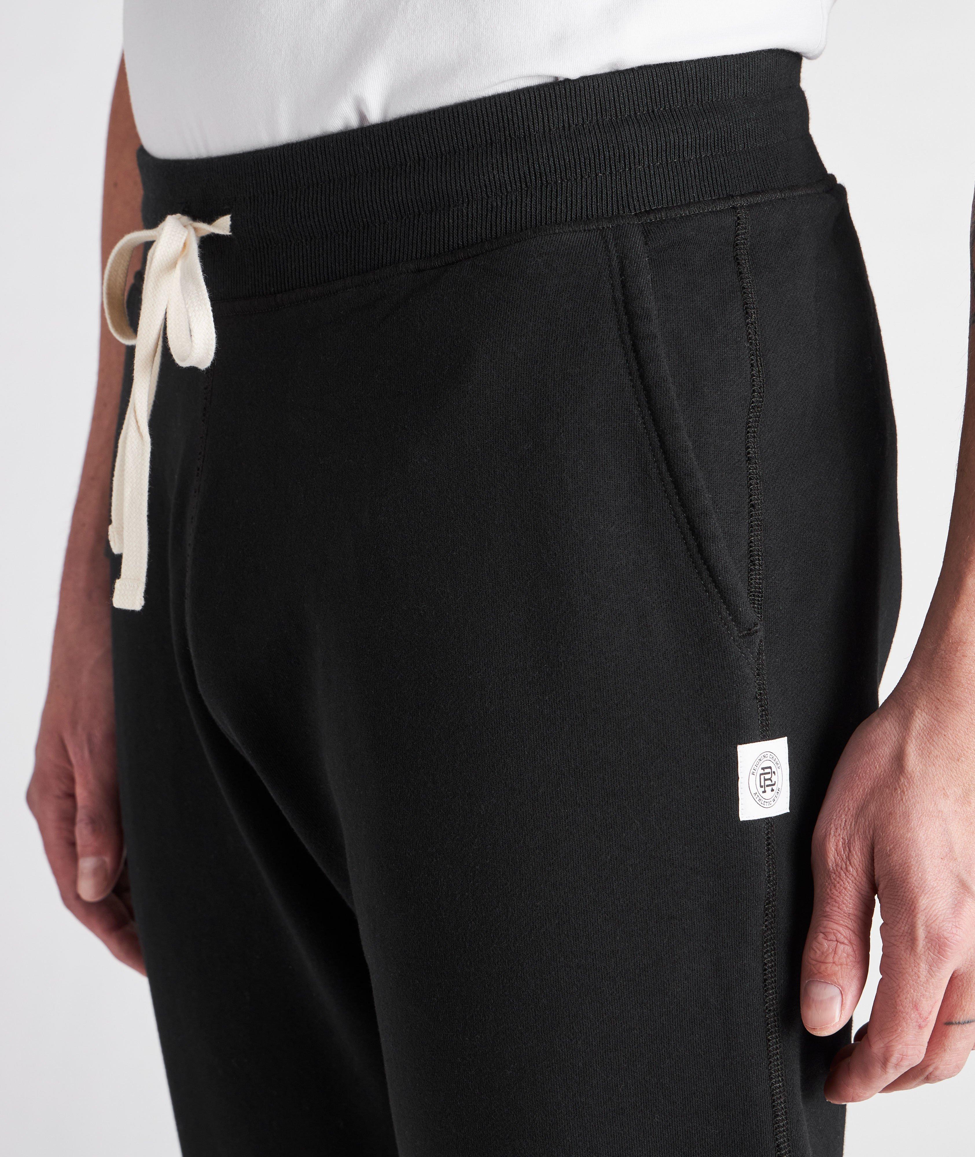 Pantalon sport en coton à cordon image 4