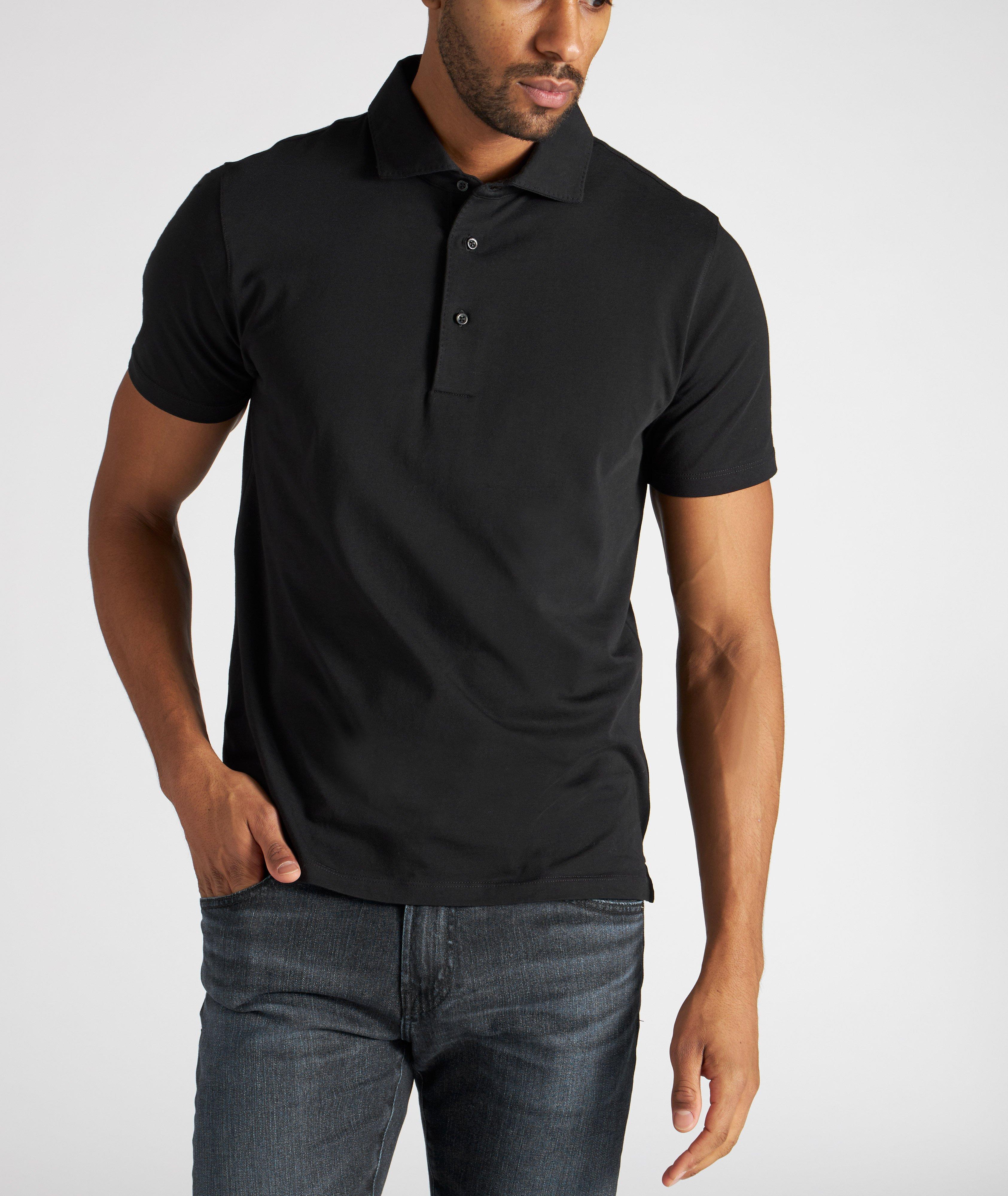 Pima Stretch-Cotton Polo image 1