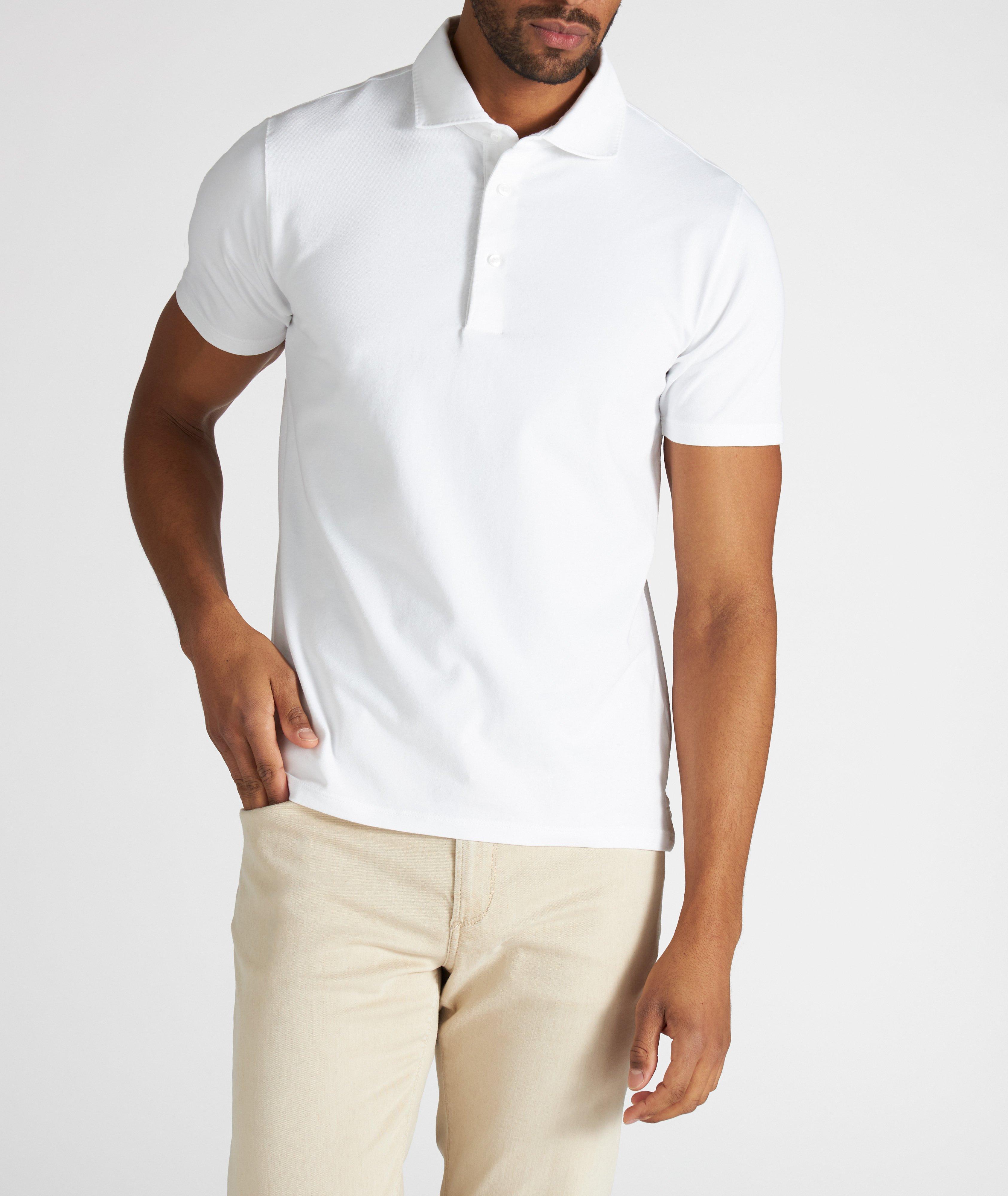 Pima Stretch-Cotton Polo image 1