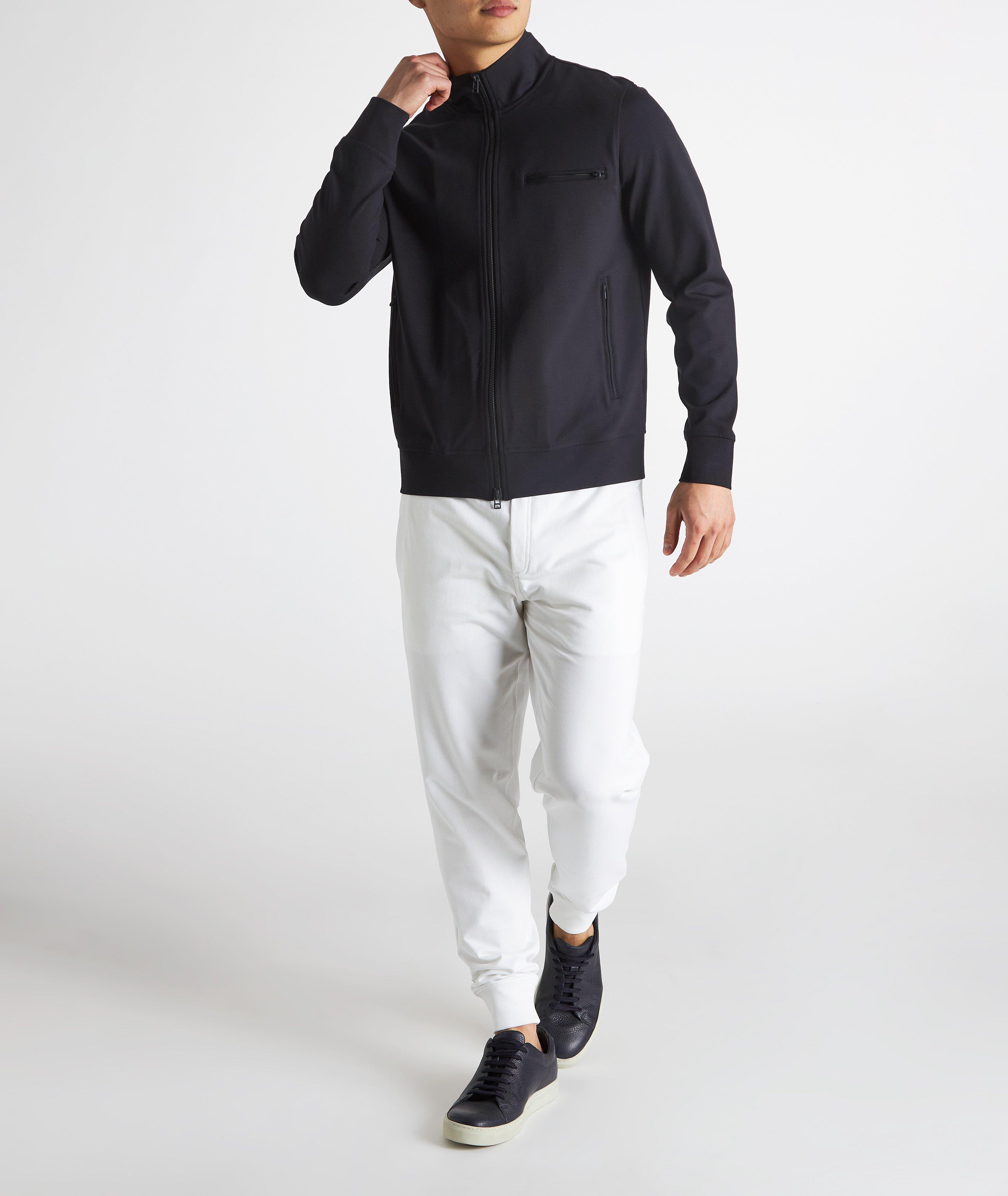 Patrick Assaraf Viscose-Blend Technical Chino Pants, Pants