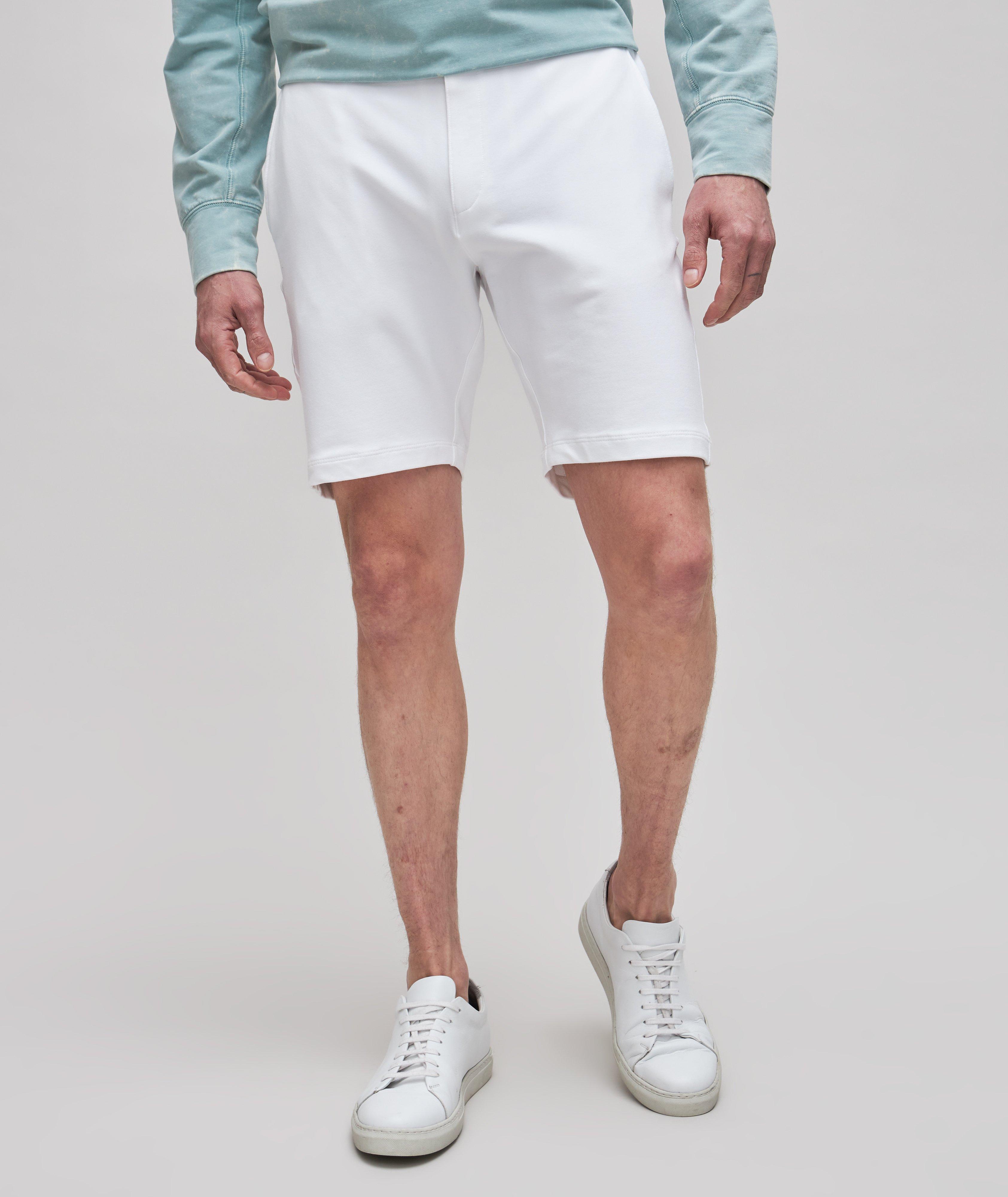 Pima Cotton Stretch French Terry Shorts image 1