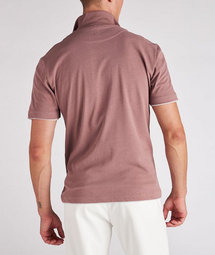 Half-Zip Cotton T-Shirt image 2