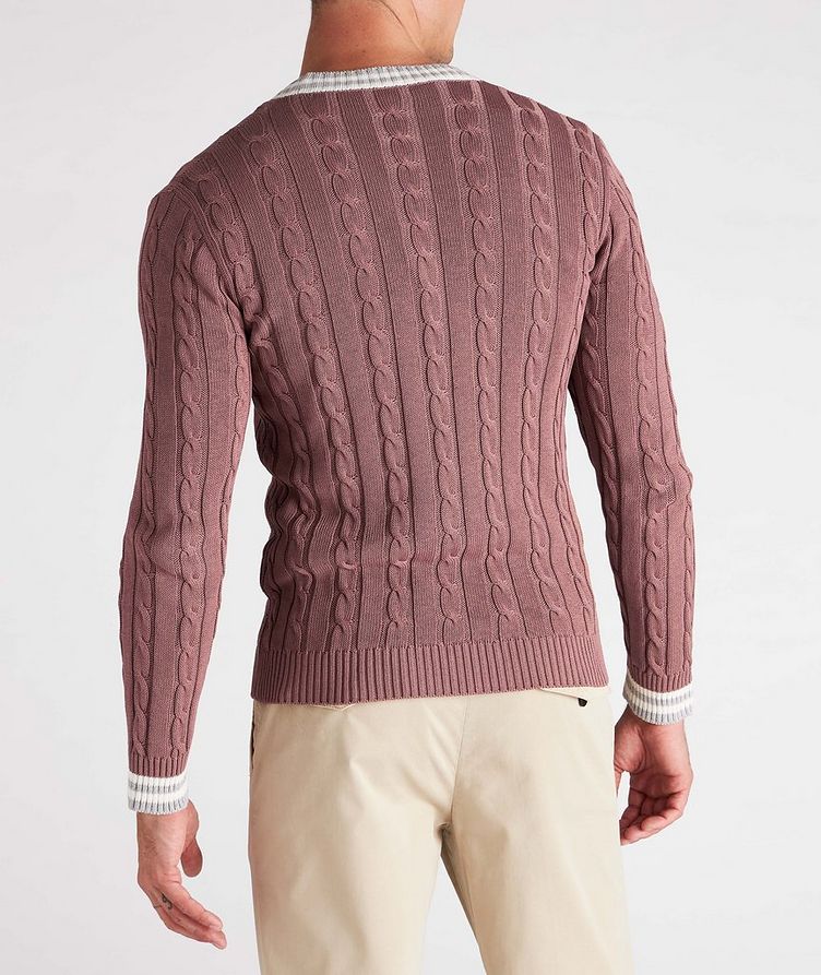 Cable-Knit Cotton Cardigan image 2