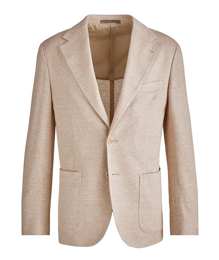 Unconstructed Linen-Cotton Soft Jacket image 0