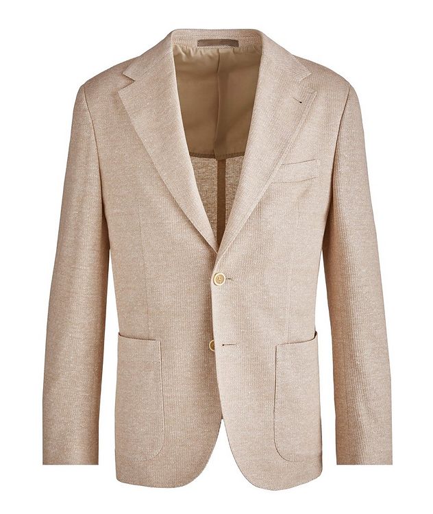Unconstructed Linen-Cotton Soft Jacket picture 1