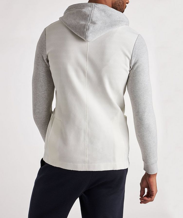 Hooded Cotton-Blend Sports Jacket image 2