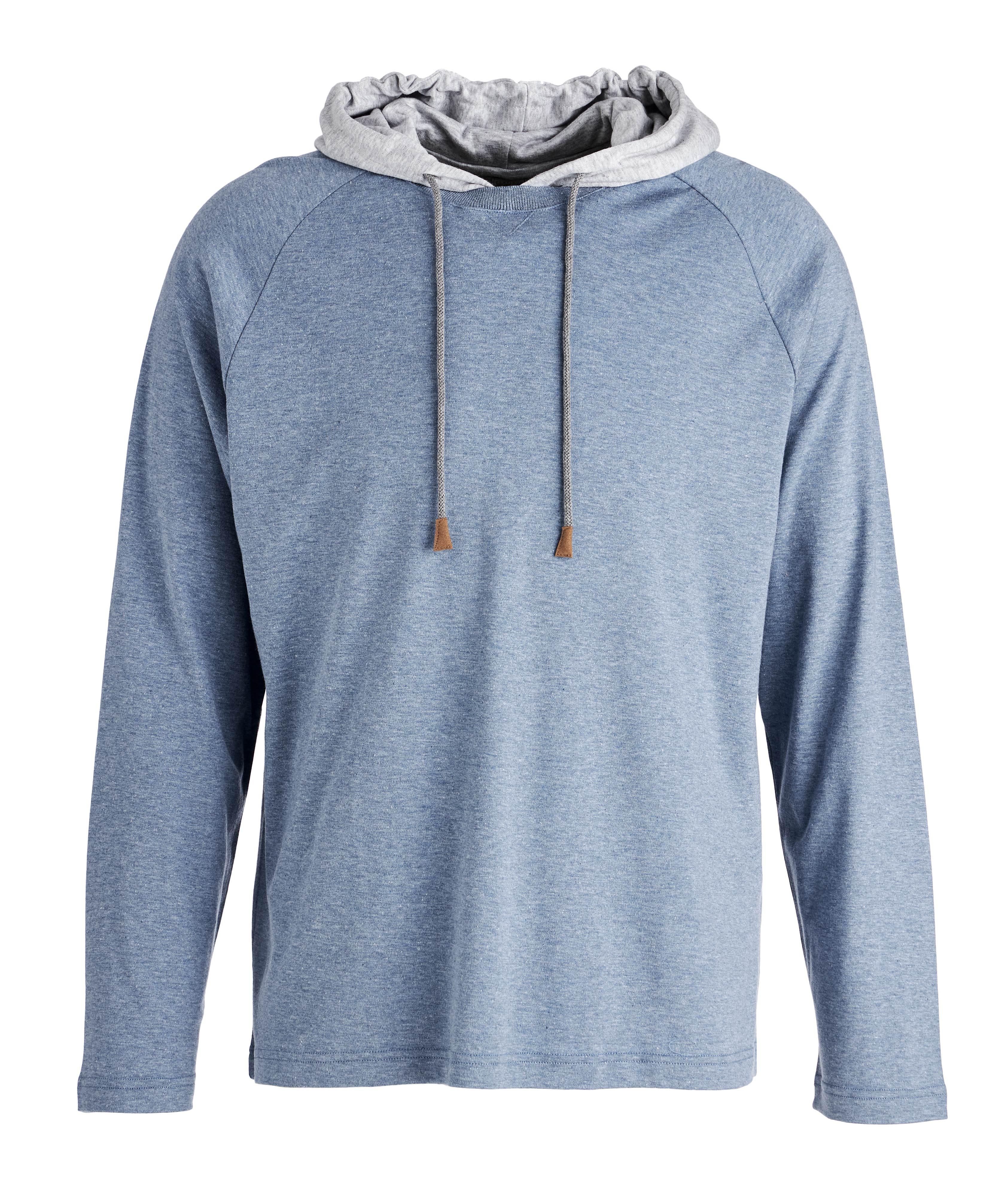 Stretch-Cotton Jersey Hooded Sweatshirt image 0