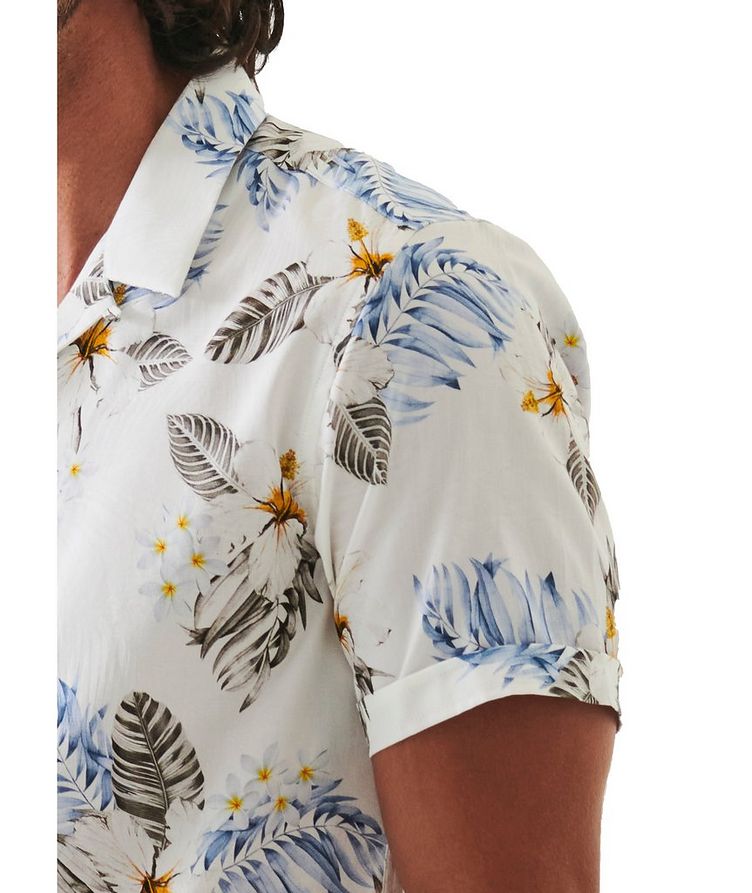 Contemporary Fit Floral Cotton Shirt image 2