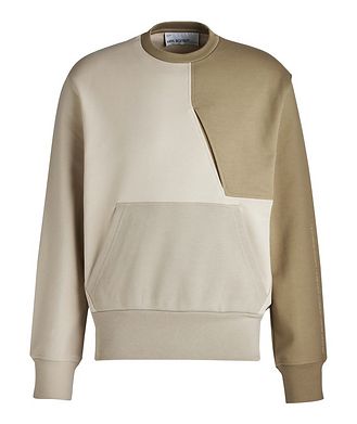 Neil Barrett Panelled Colour-Block Cotton Sweatshirt