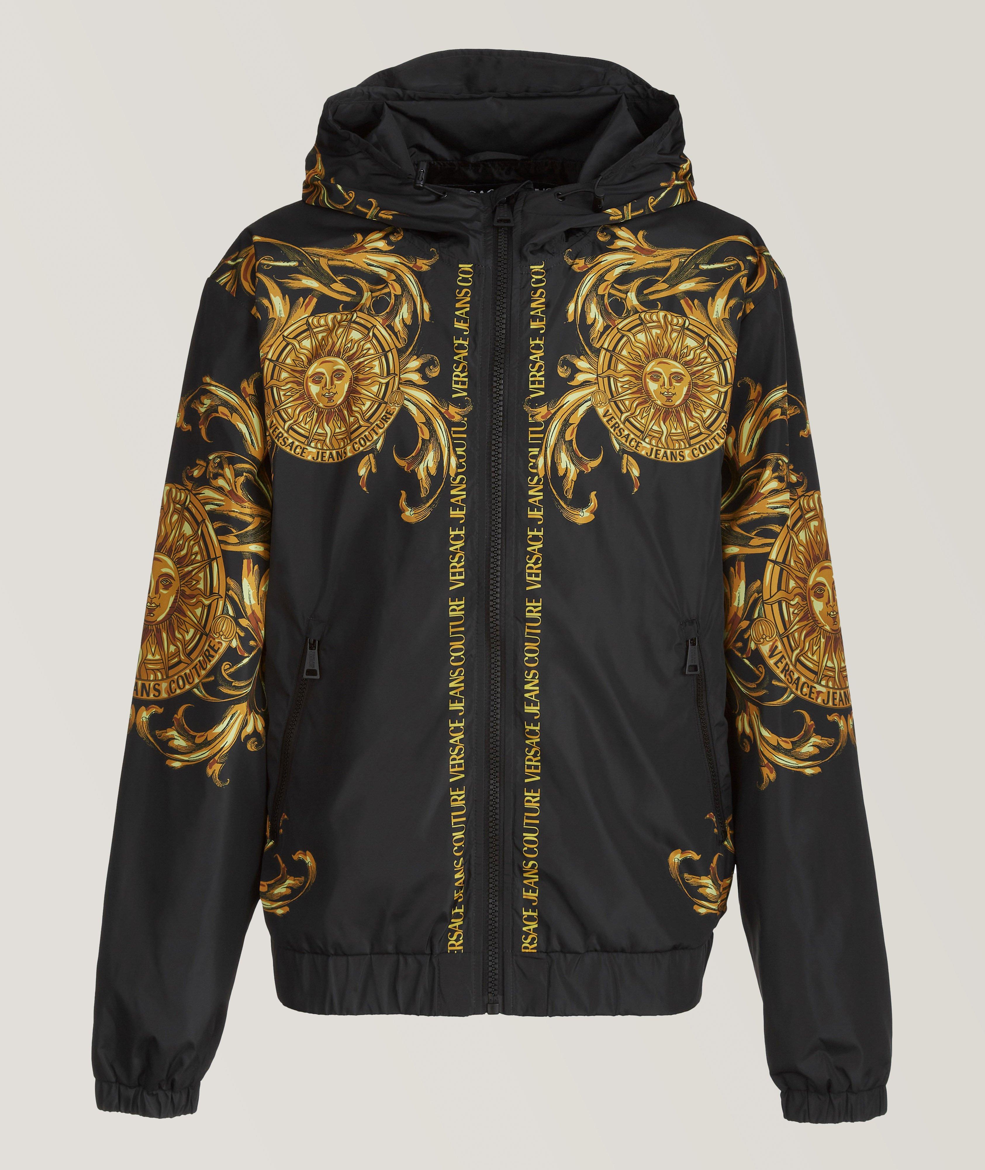 Baroque Print Hooded Jacket image 0