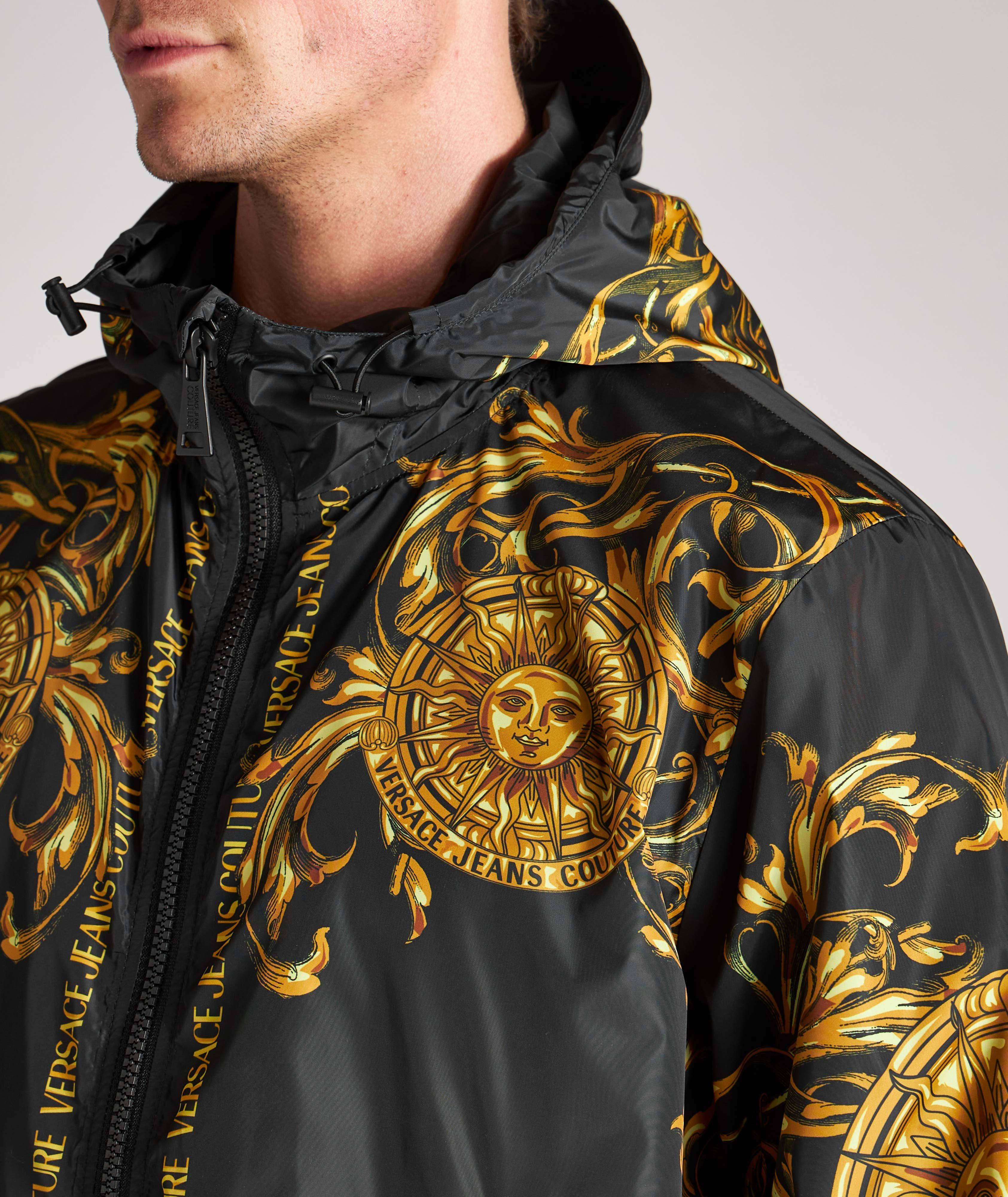 Versace hooded jacket sale