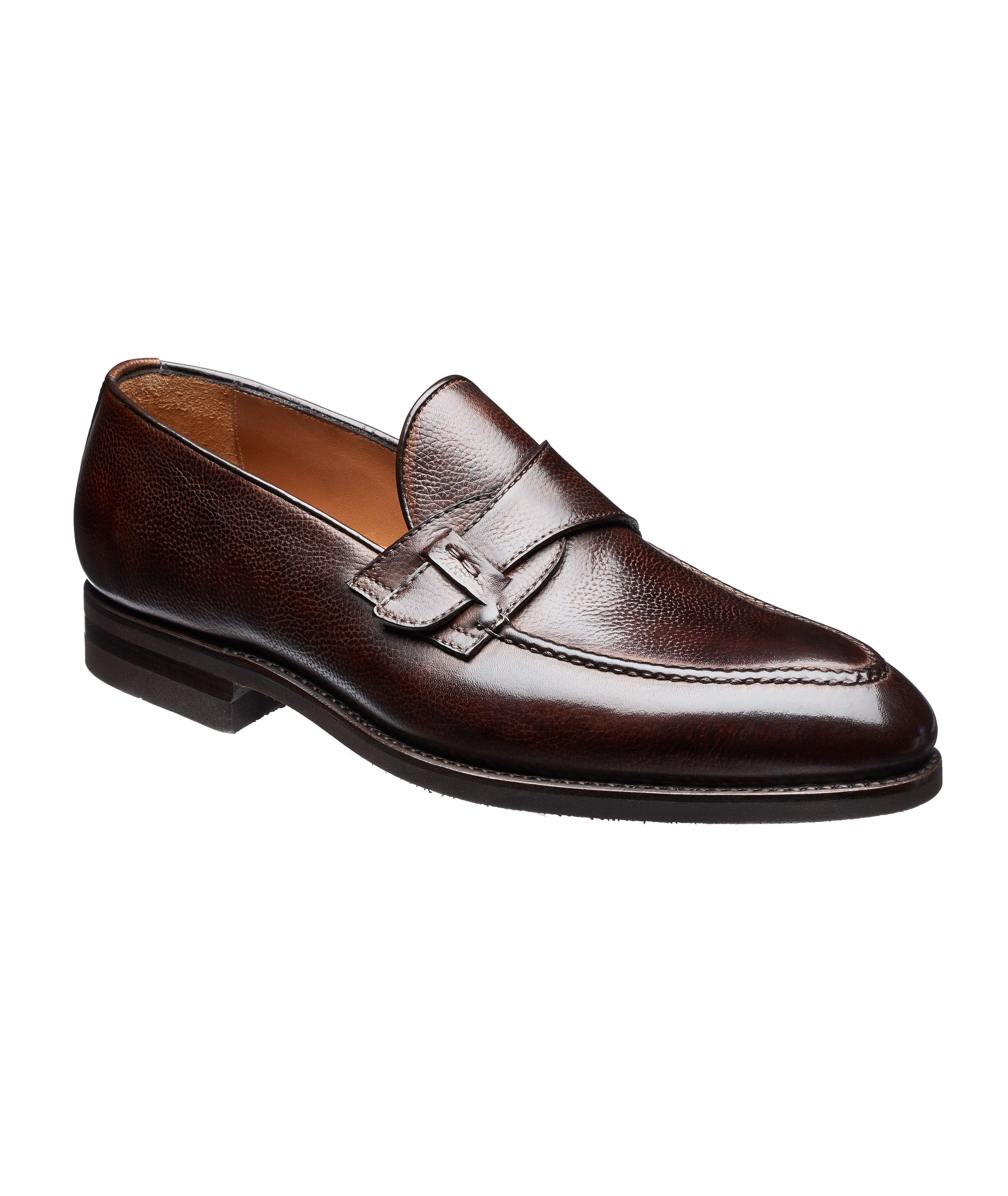 Riviera Pebble Grain Leather Loafers image 0