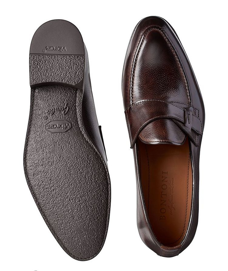 Riviera Pebble Grain Leather Loafers image 2
