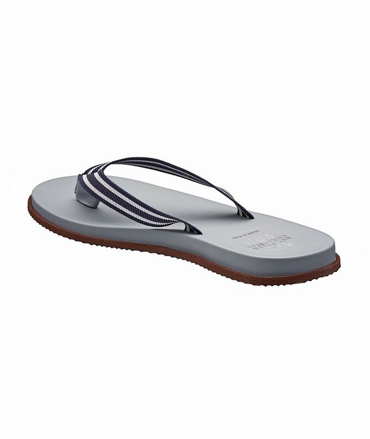 Flip-Flops With Striped Grosgrain Band image 1