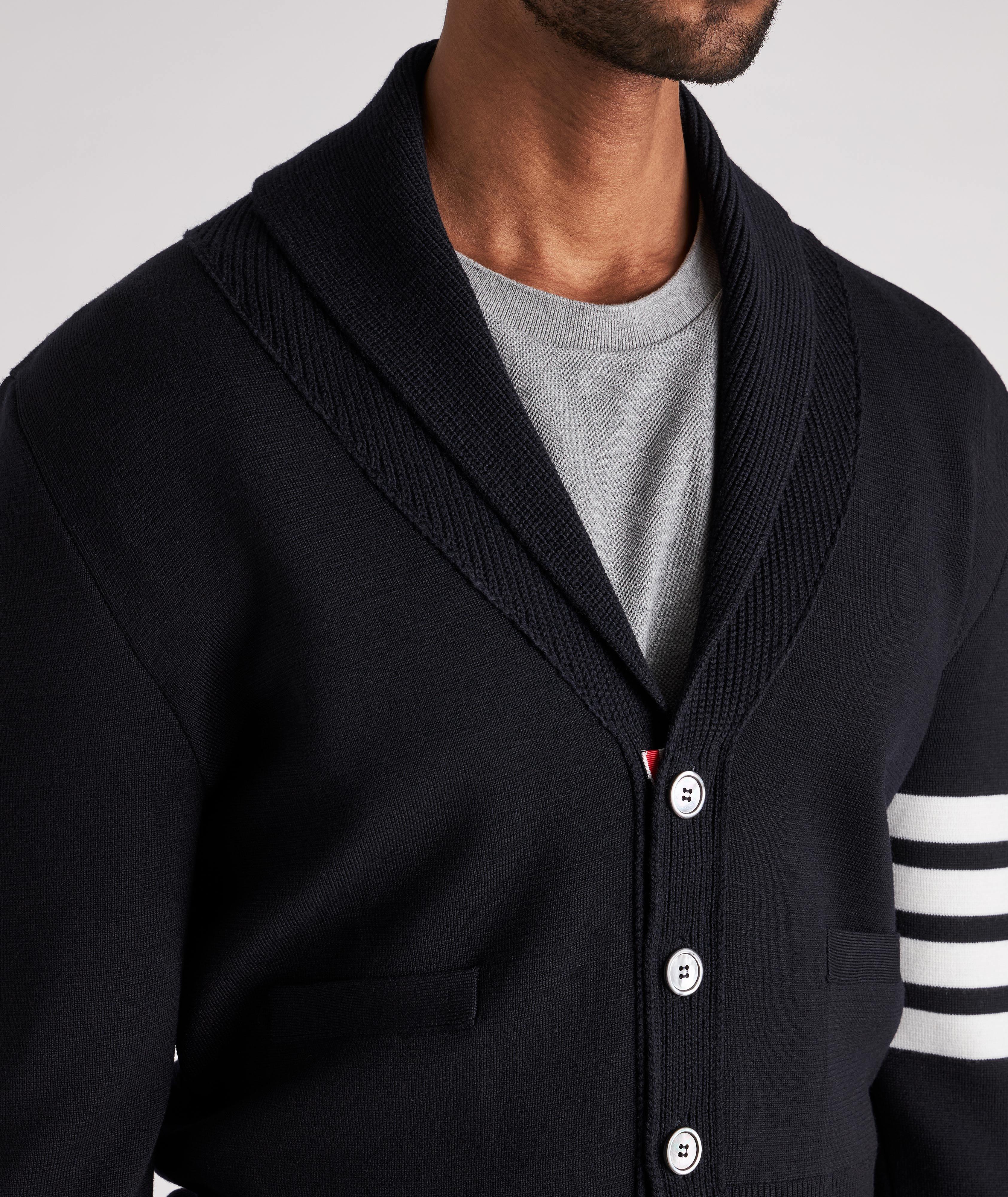 Merino Wool Shawl Collar Cardigan image 4