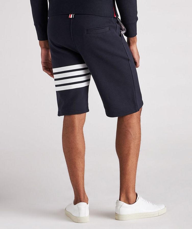 Four-Bar Stripe Cotton Sweat Shorts image 3